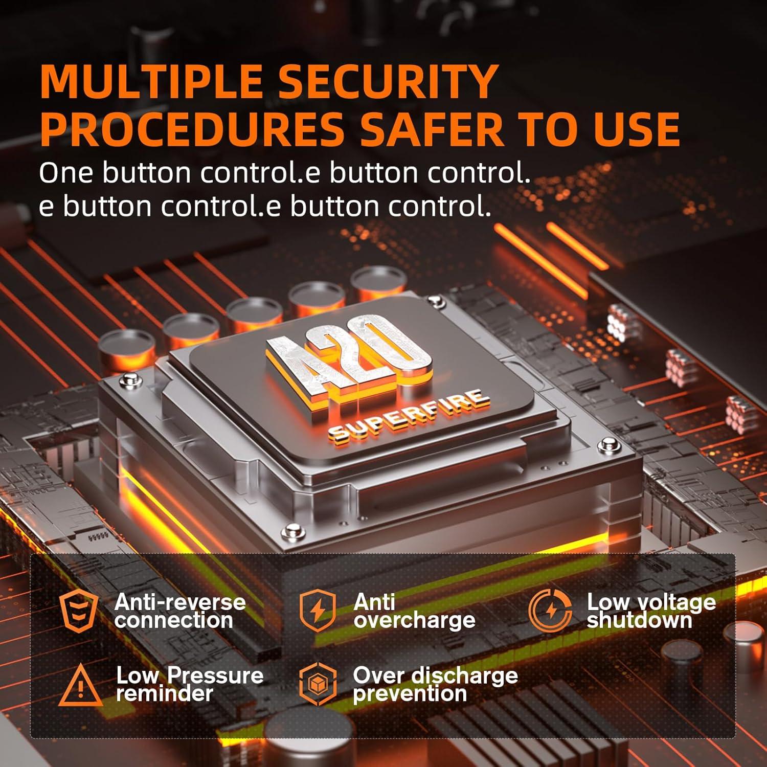 Linterna Recargable SuperFire X60-T 2000 Lúmenes IP44 6 Modos