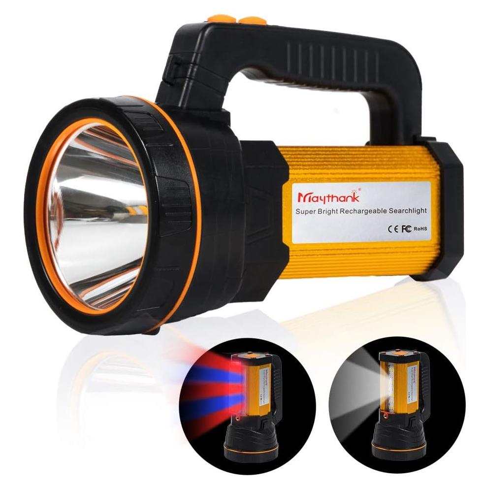 Linterna LED Recargable MAYTHANK 6000 Lúmenes Largo Alcance