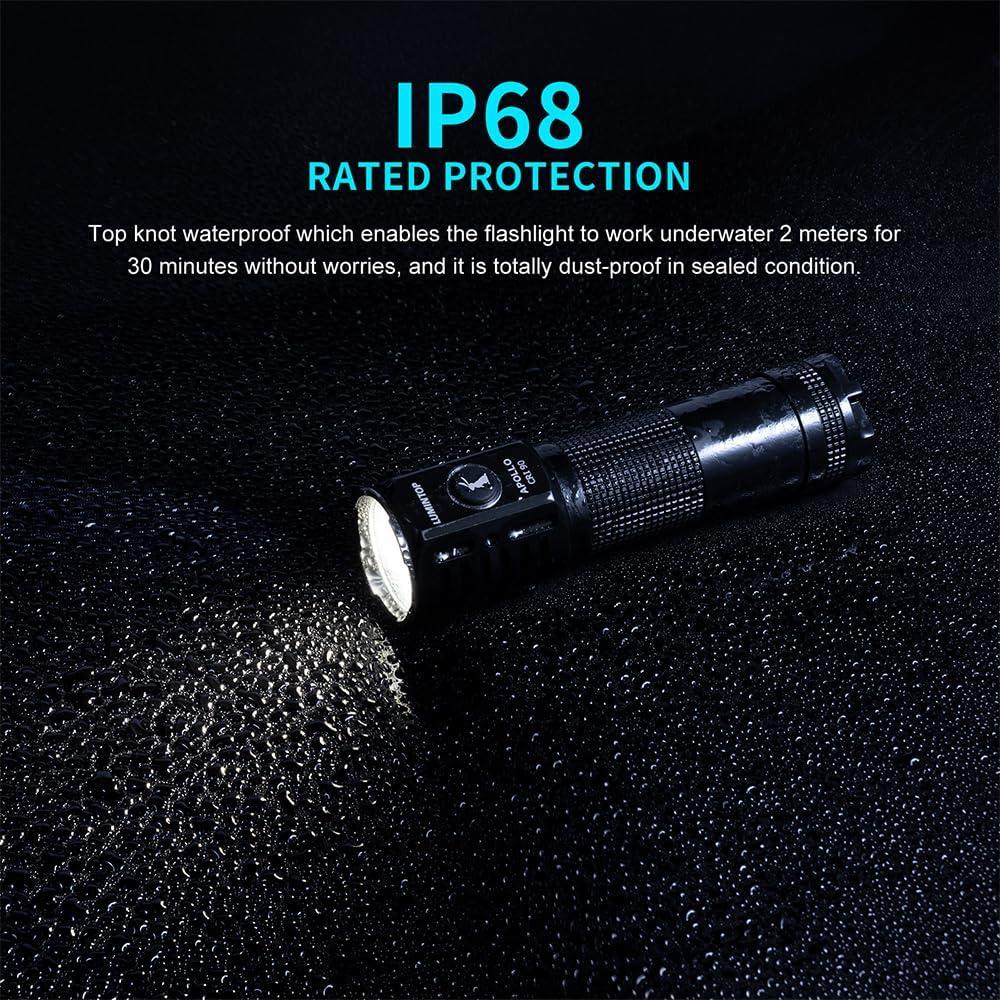 Linterna EDC LUMINPRO Apollo 1000 Lúmenes Recargable USB-C