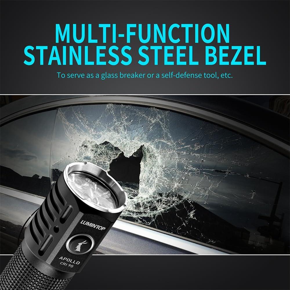 Linterna EDC LUMINPRO Apollo 1000 Lúmenes Recargable USB-C