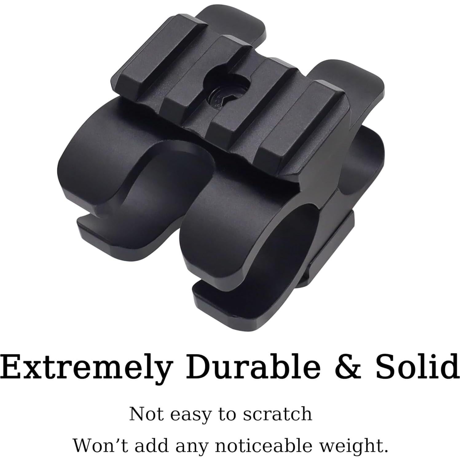 Soporte de Abrazadera de Barril ZOEKIM para Linterna - Negro