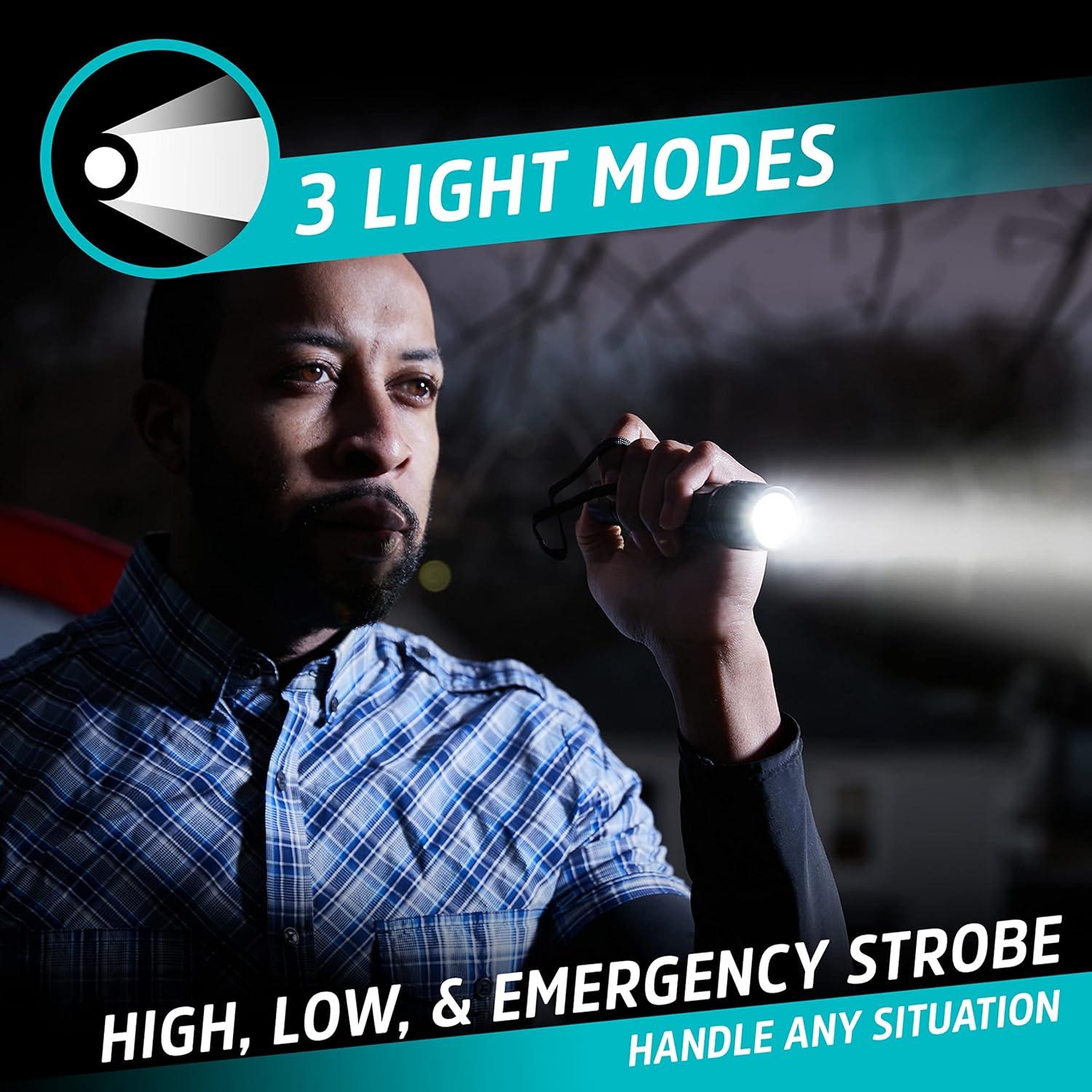 Linterna LED Recargable Energizer X1000, 1000 Lúmenes, IPX4