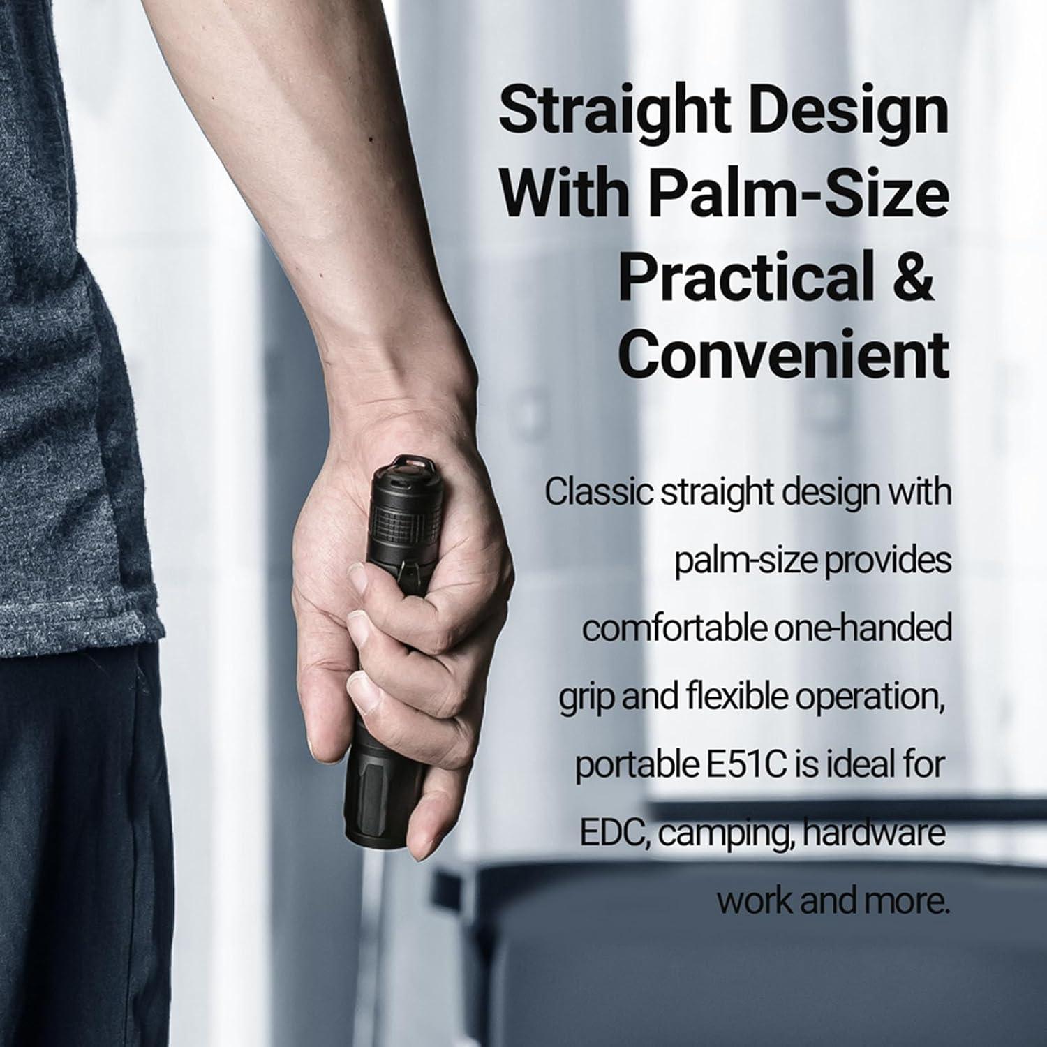 Linterna Recargable NEXTORCH E51C 1600 Lúmenes Impermeable