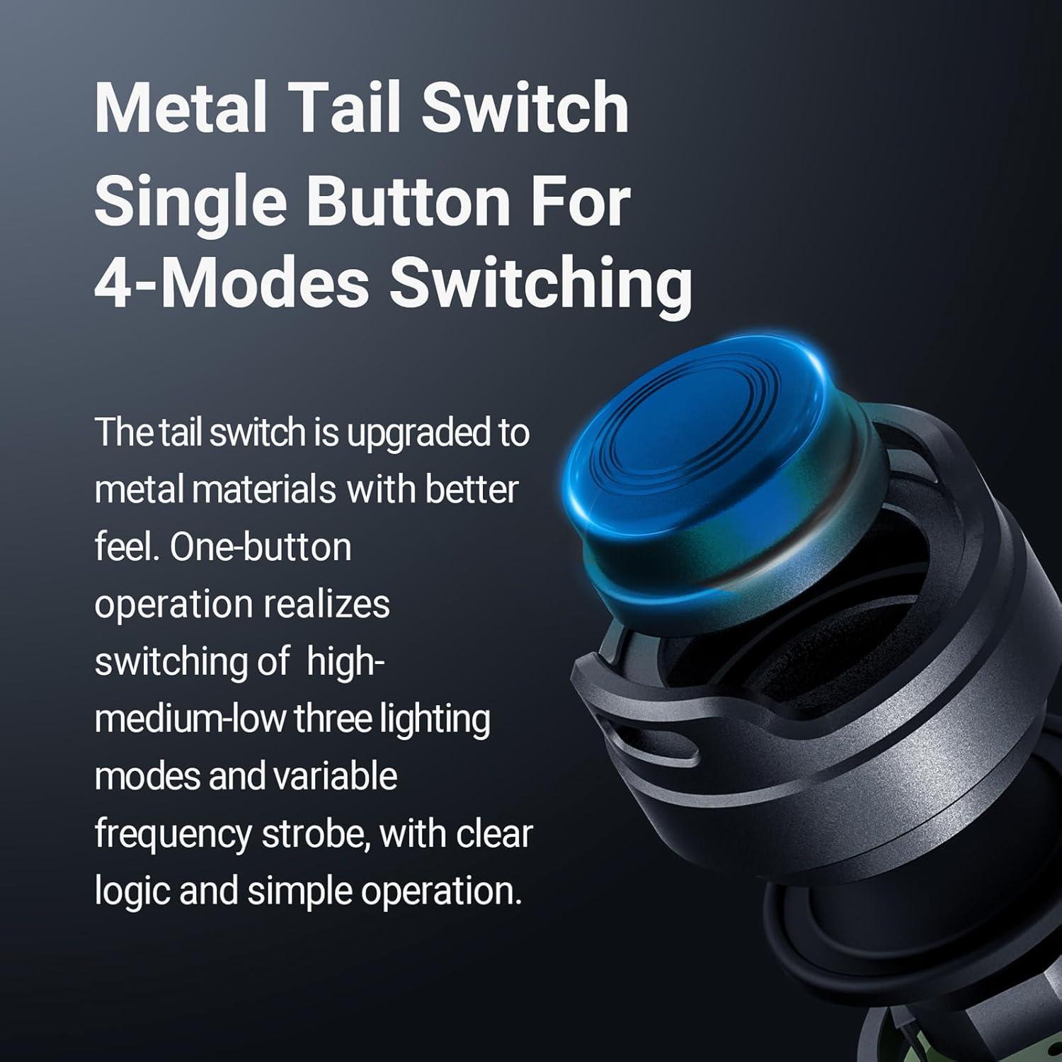 Linterna Recargable NEXTORCH E51C 1600 Lúmenes Impermeable