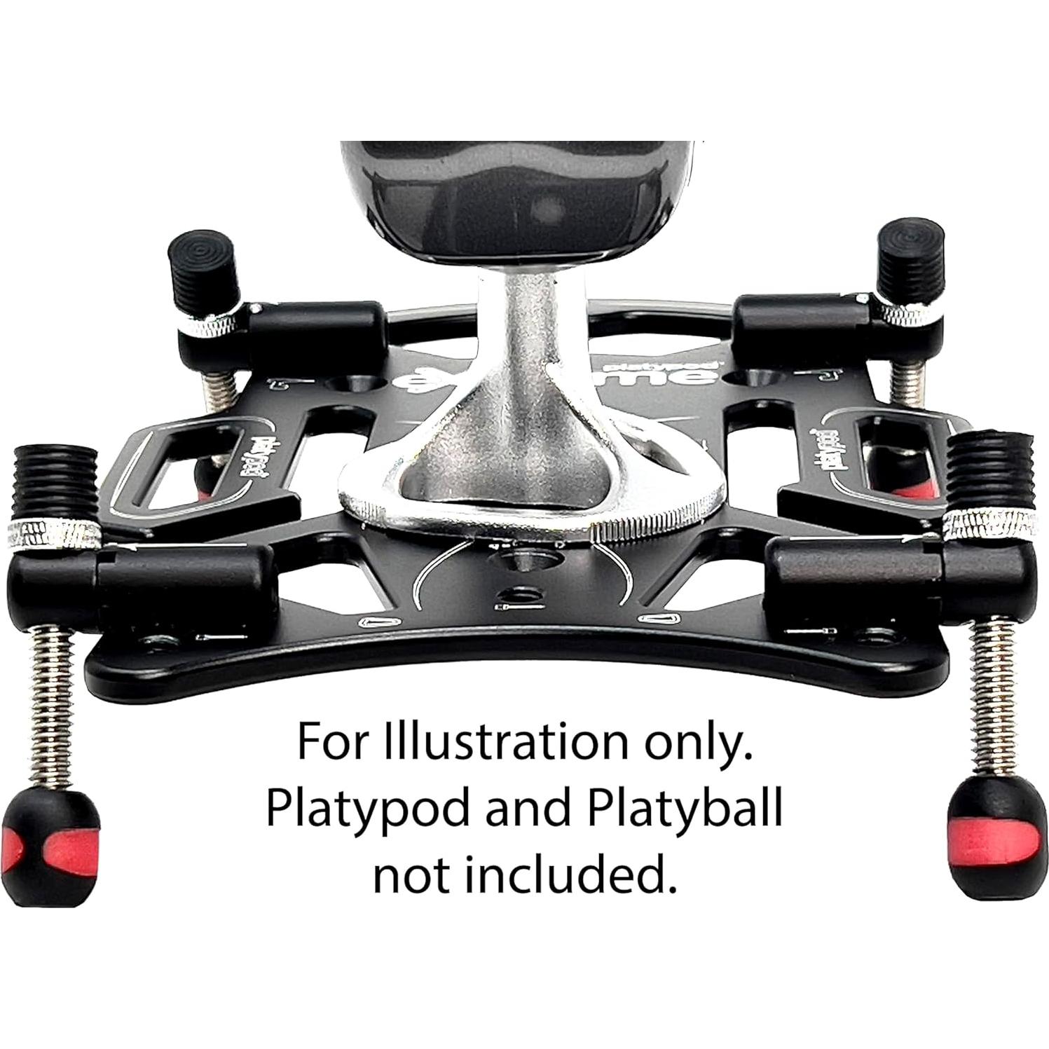 Juego de 4 pies de goma retráctiles Platypod eXtreme