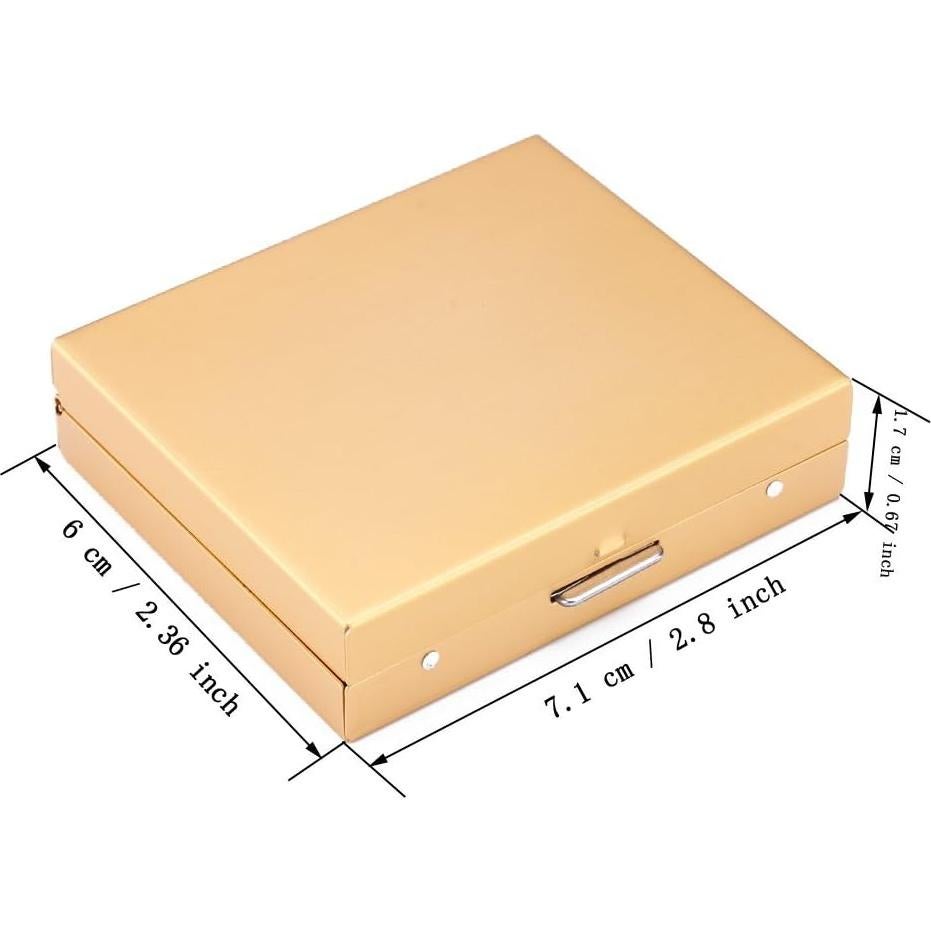 Dados de Precisión eoocvt 5 en 1 con Estuche Dorado 71x60x17mm