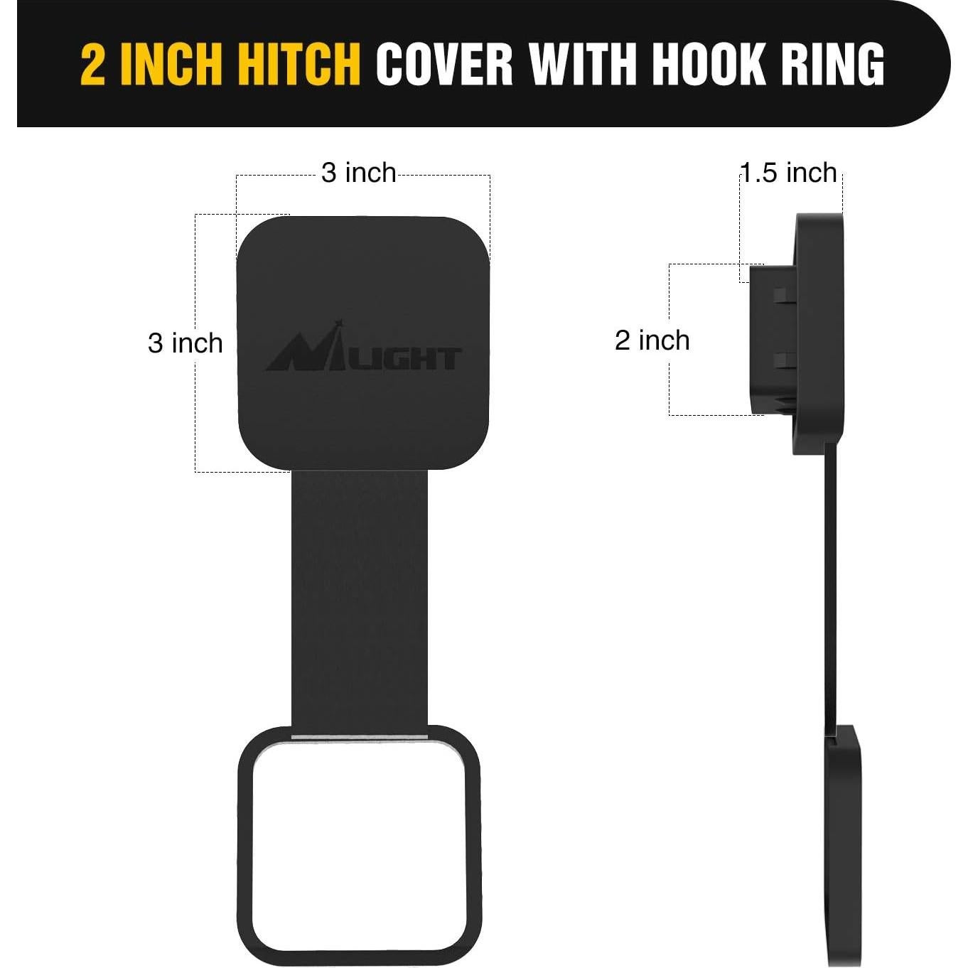 Receptor de Enganche Trasero Nilight JL 2018-2025 1587kg