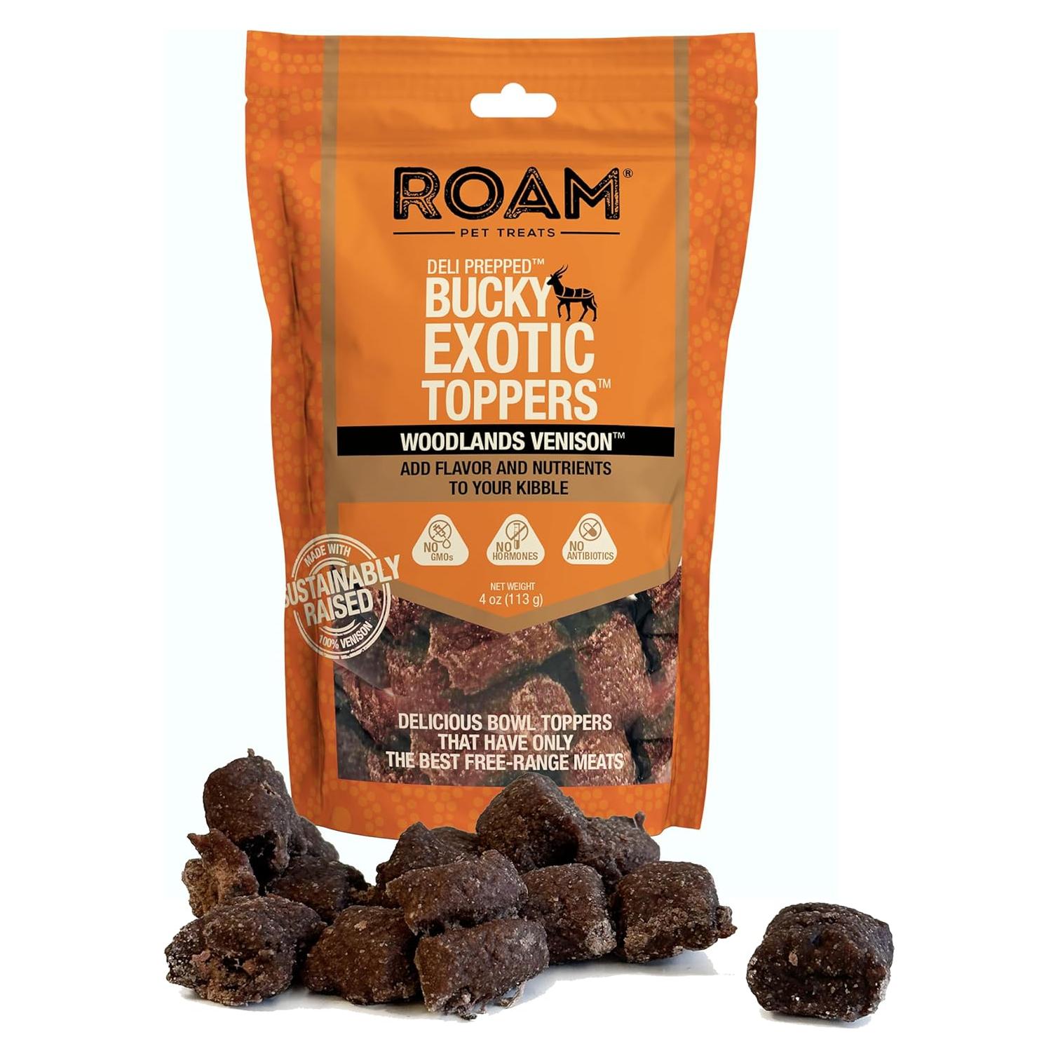 Golosinas para Perros ROAM de Carne de Ciervo 113g - Proteína Única