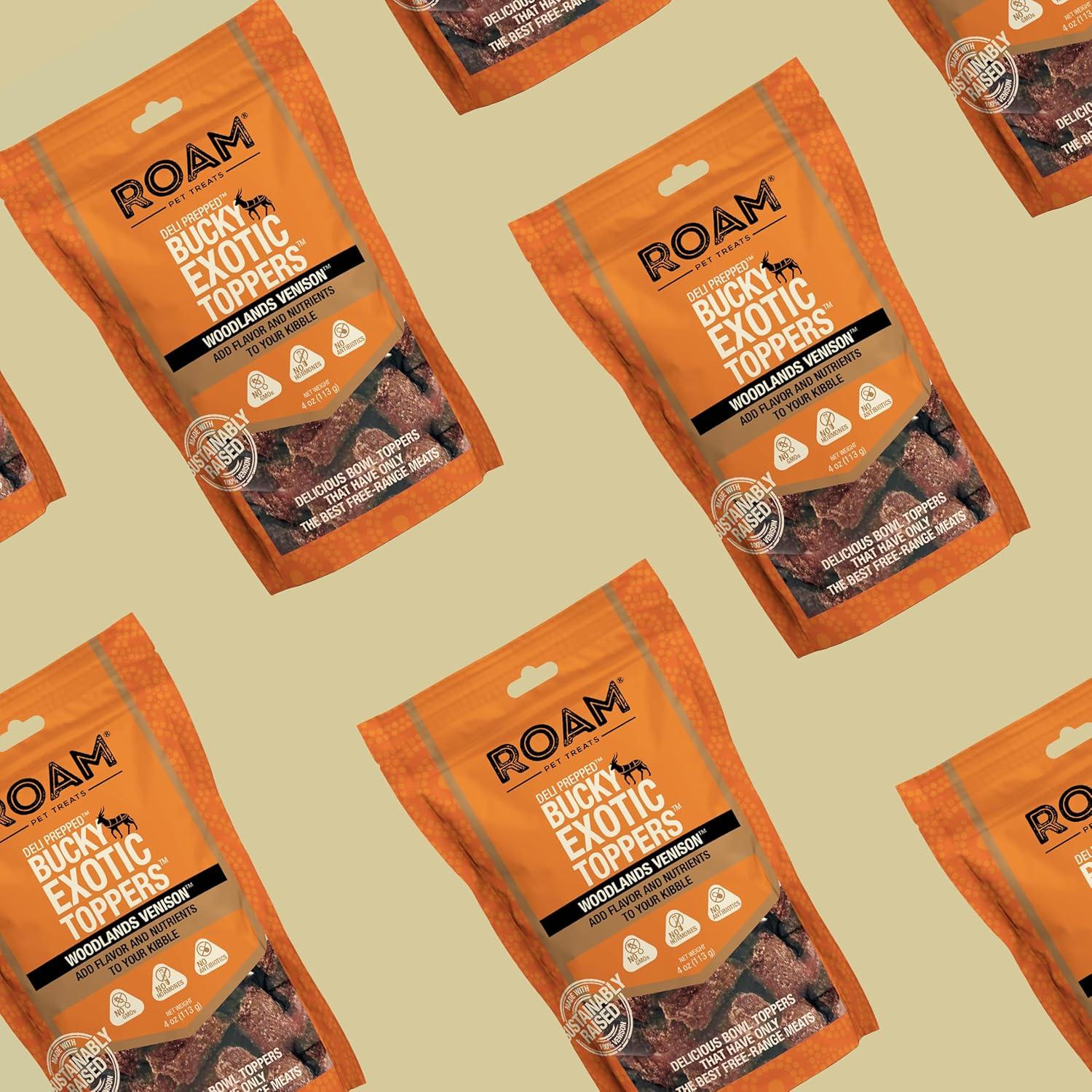 Golosinas para Perros ROAM de Carne de Ciervo 113g - Proteína Única