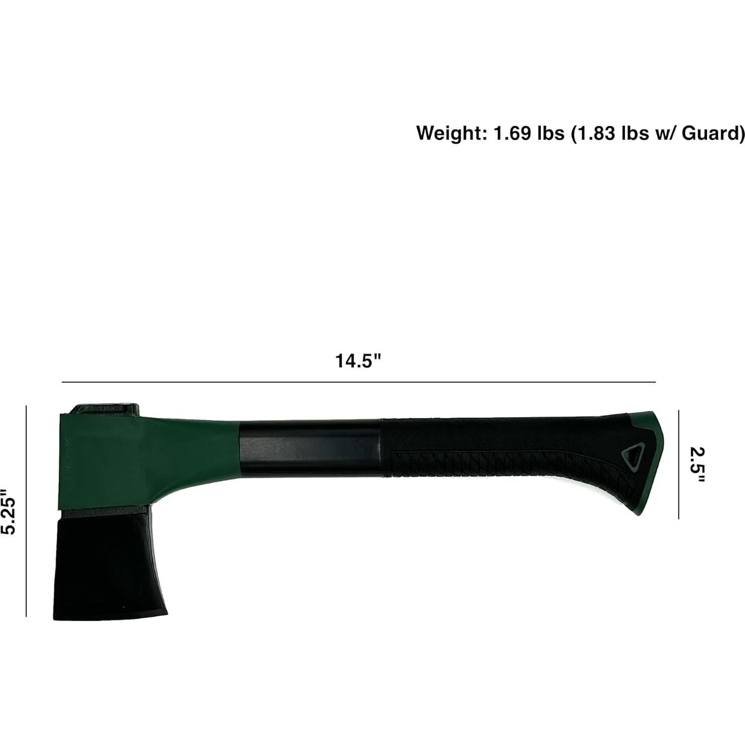 Hacha de Camping Edward Tools 35.56 cm - Afilada y Ergonómica