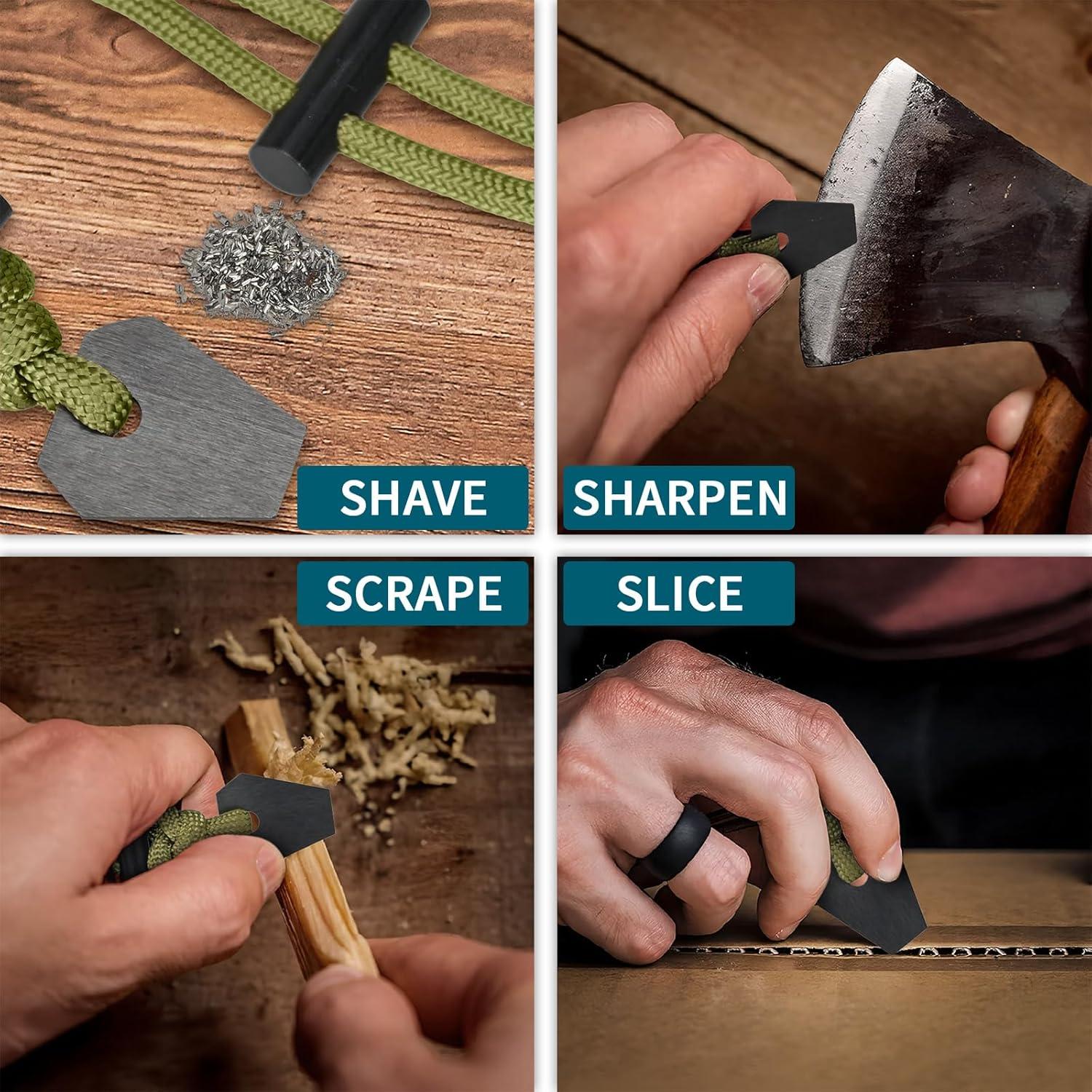 Collar de Supervivencia NUOGAO con Encendedor y Paracord 99 cm