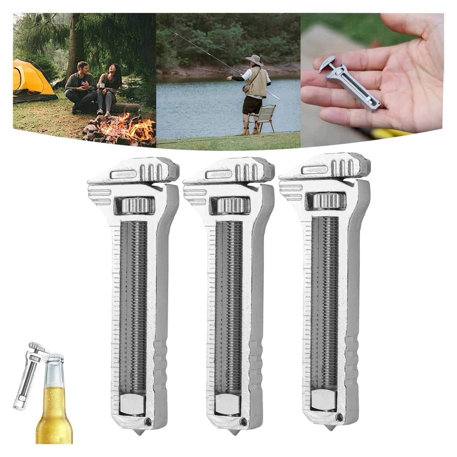 Multiherramienta Compacta de Titanio Genérico 6x2cm Plata