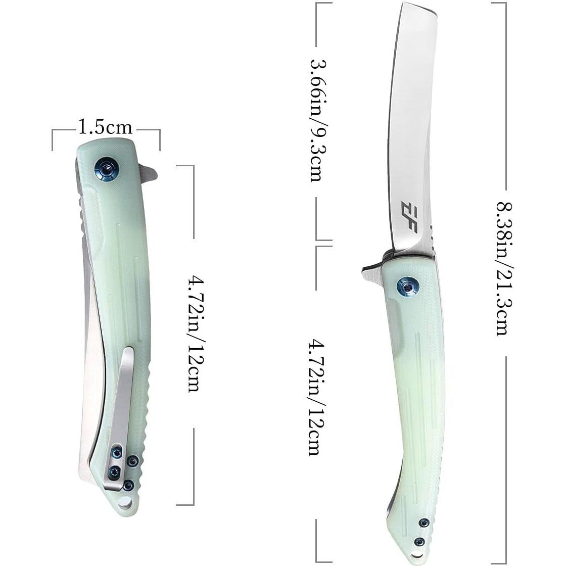 Cuchillo Plegable Eafengrow EF944 EDC Acero D2 Mango G10 21.3 cm