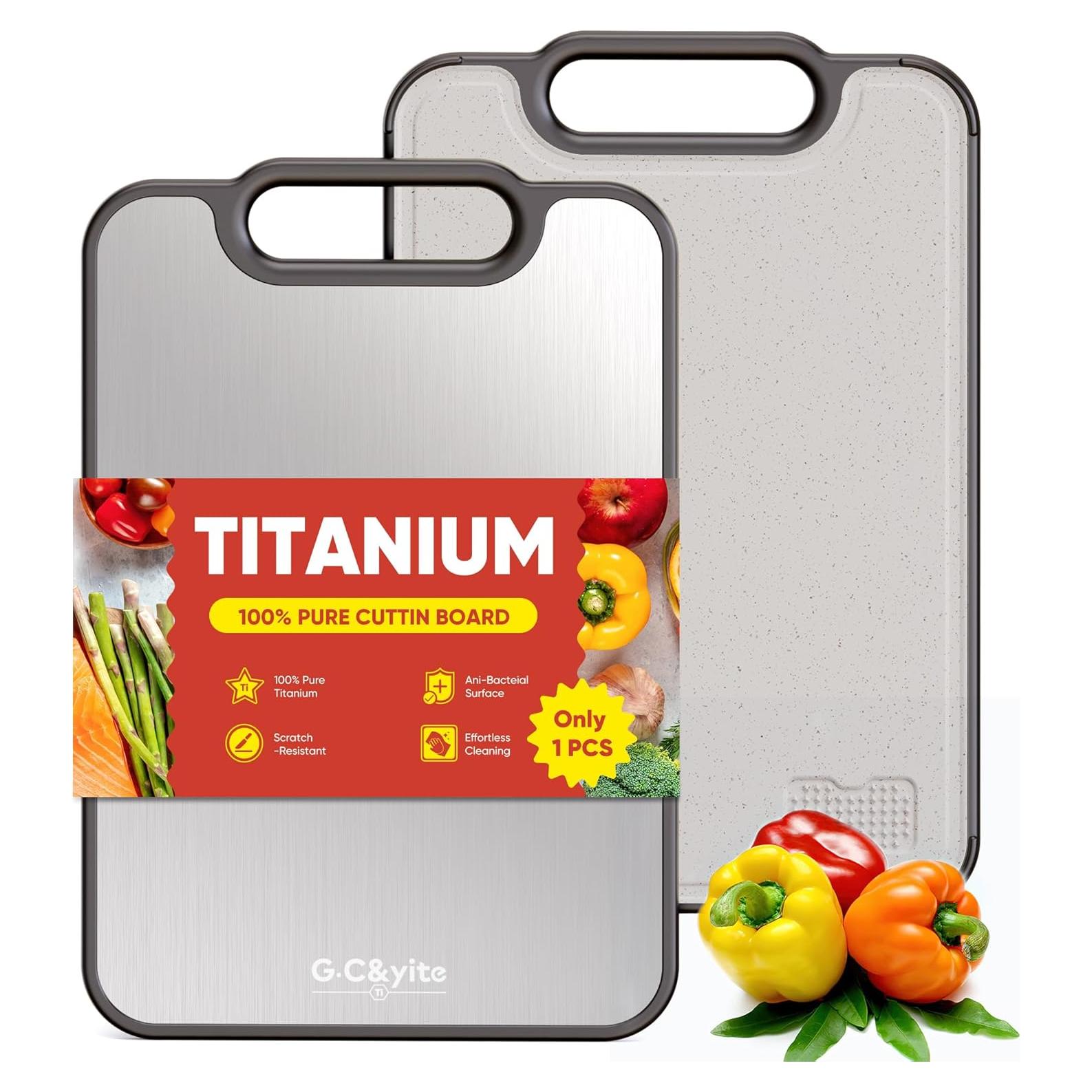 Tabla de Cortar de Titanio G.C&yite 39.37x26.67cm Antimicrobiana