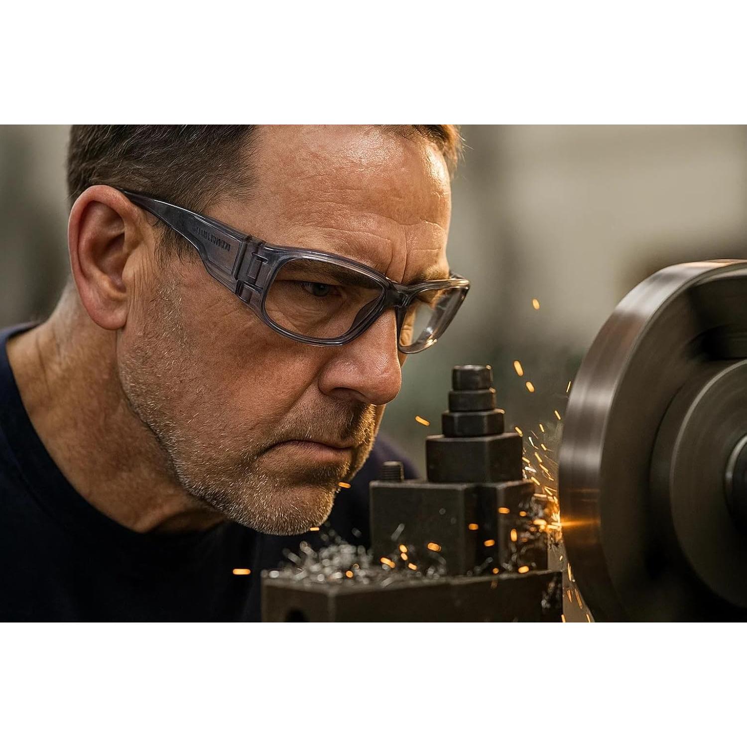 Gafas de Seguridad ALLPROT Unisex ANSI Z87.1 Resistente a Impactos