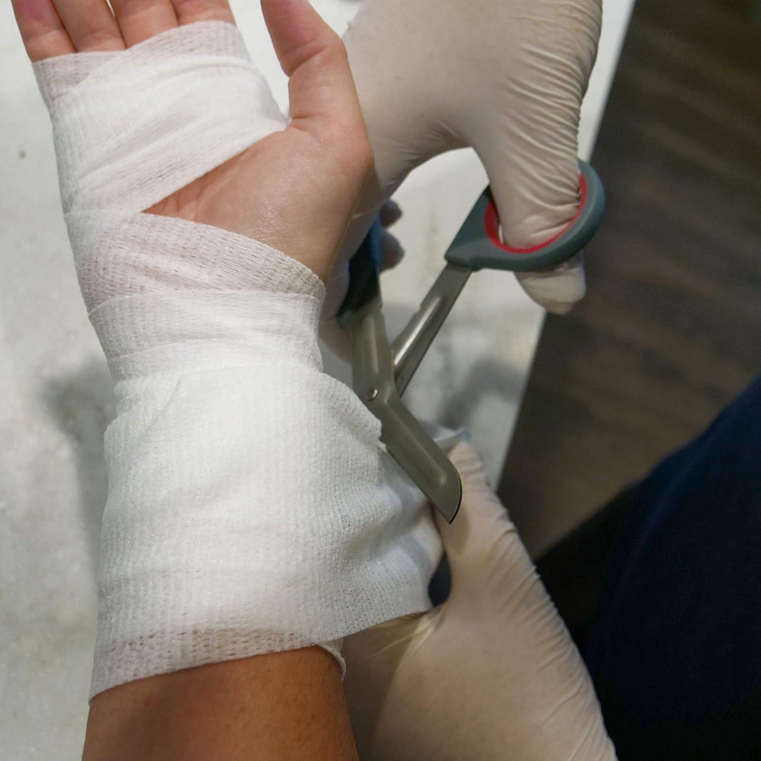 Tijeras Curvadas de Titanio Clauss 17.78 cm Serradas