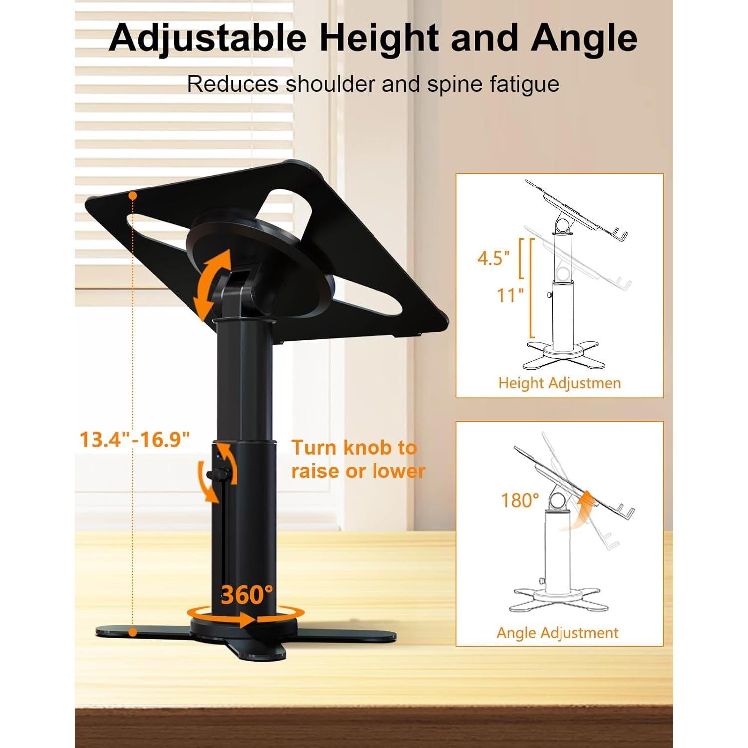 Soporte de Laptop Ergonómico Nauttxon Ajustable 11-17"