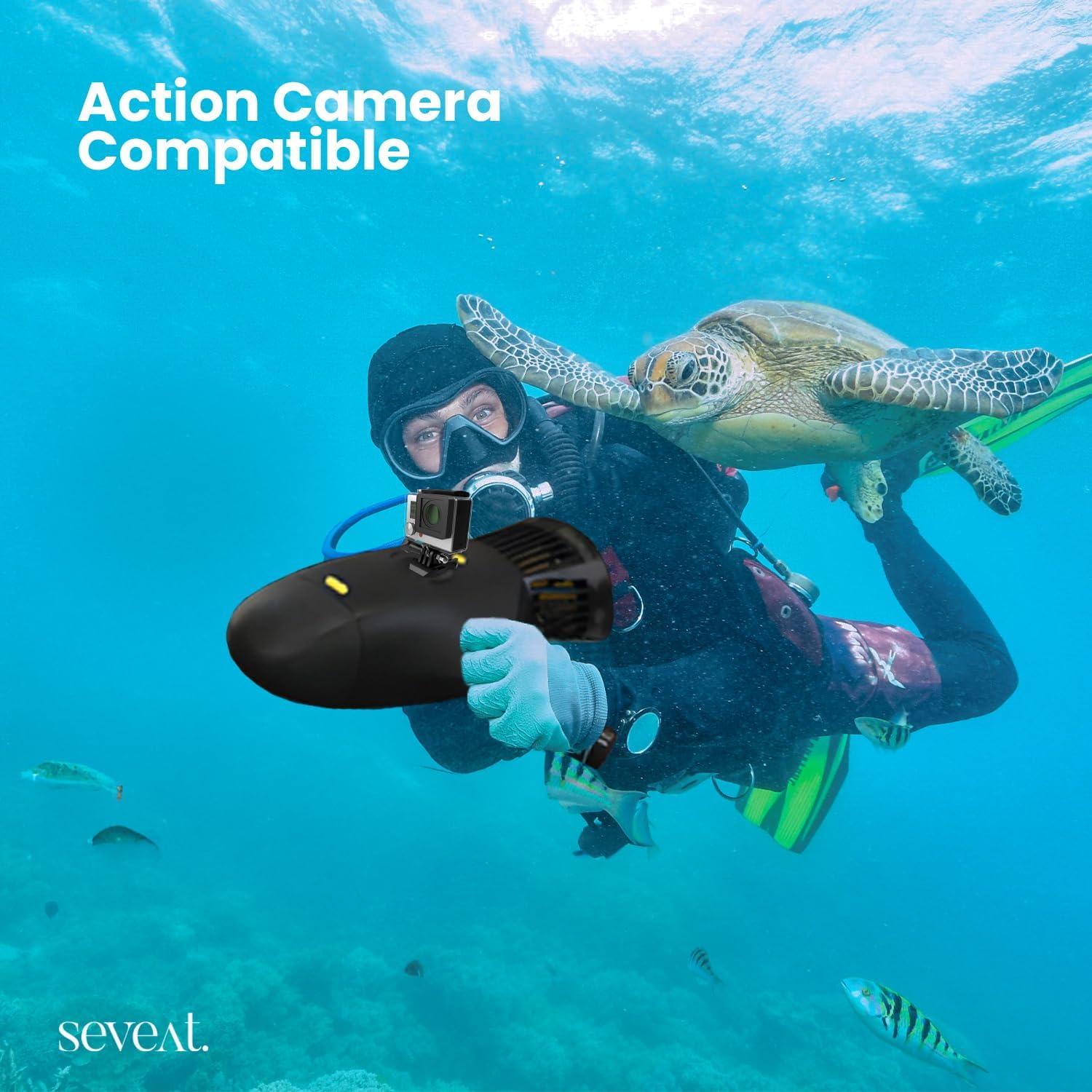 Scooter Submarino Seveat Negro para Adultos y Niños 5m