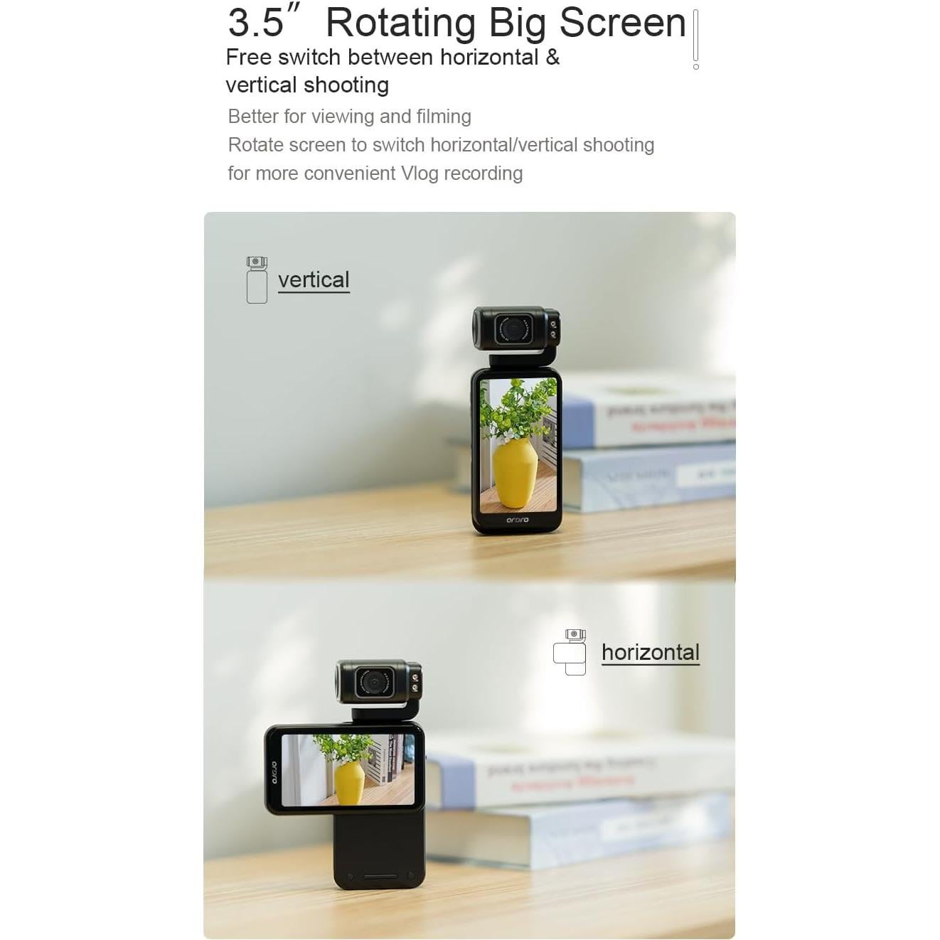 Cámara de Video Ordro M3 5K con Pantalla Táctil y WiFi