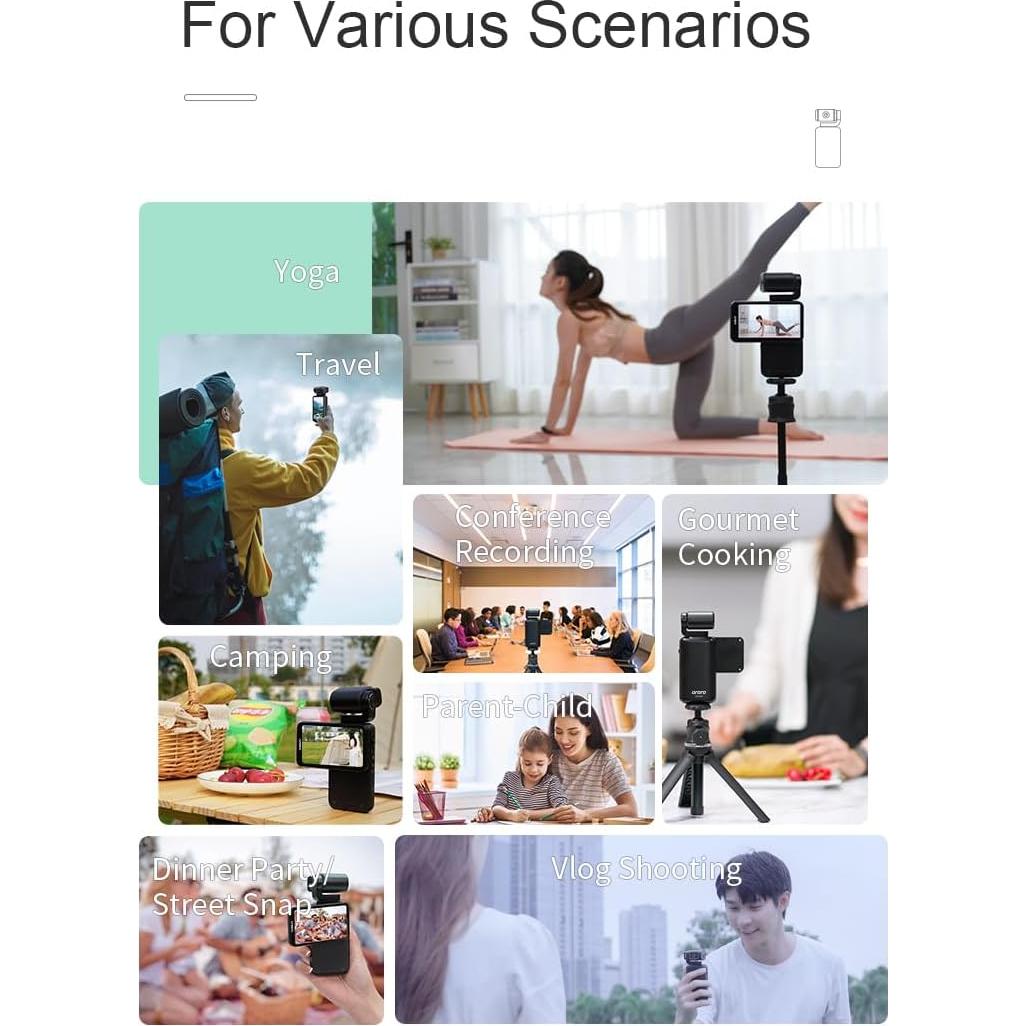 Cámara de Video Ordro M3 5K con Pantalla Táctil y WiFi