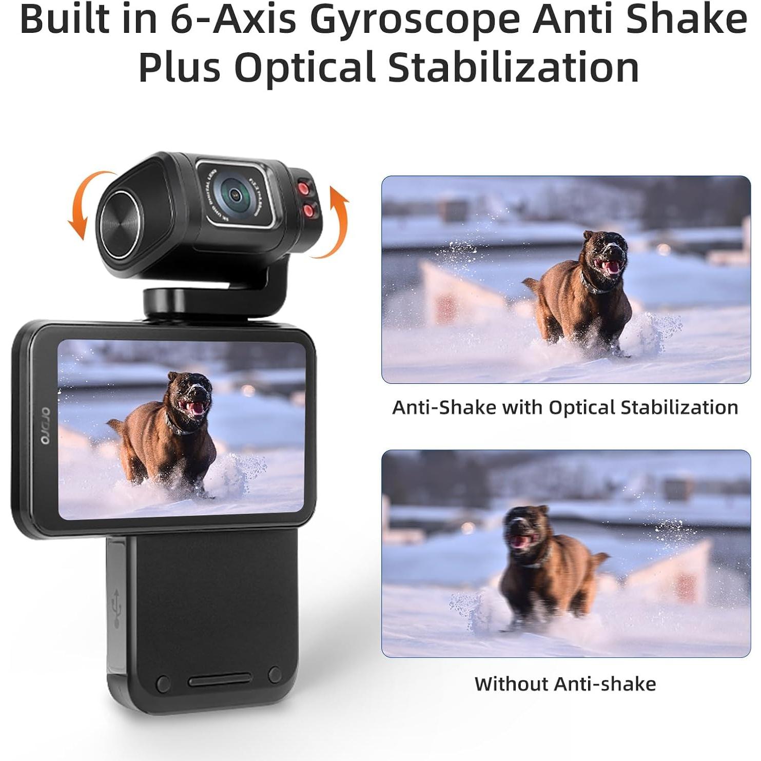 Cámara de Video Ordro M3 5K con Pantalla Táctil y WiFi