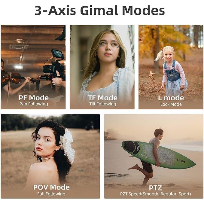 Cámara de video ORDRO M5 5K, estabilización 3 ejes, pantalla 3.5"