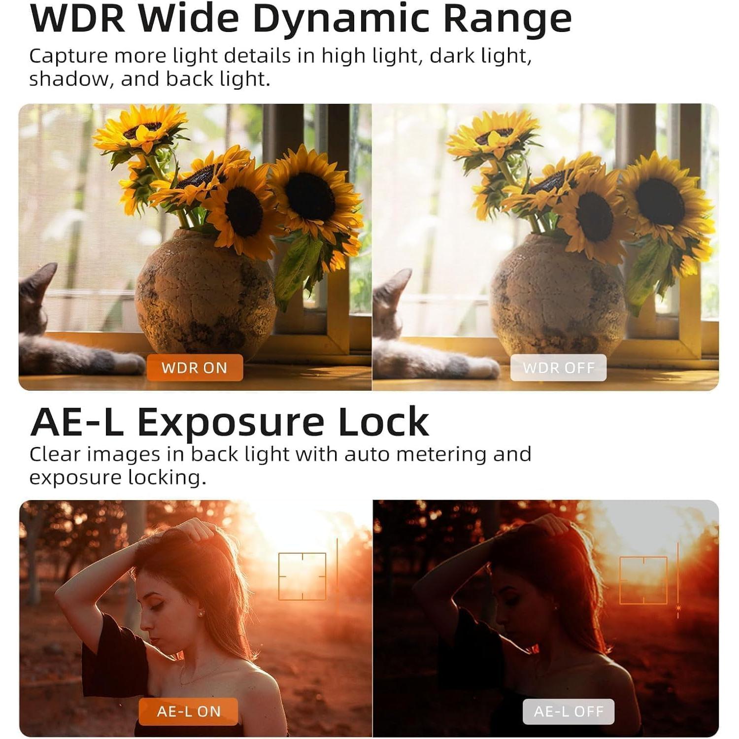 Cámara de video ORDRO M5 5K, estabilización 3 ejes, pantalla 3.5"