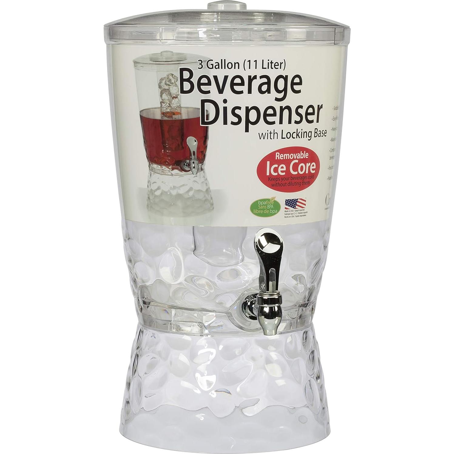Dispensador de Bebidas CreativeWare 11.4 Litros con Núcleo de Hielo