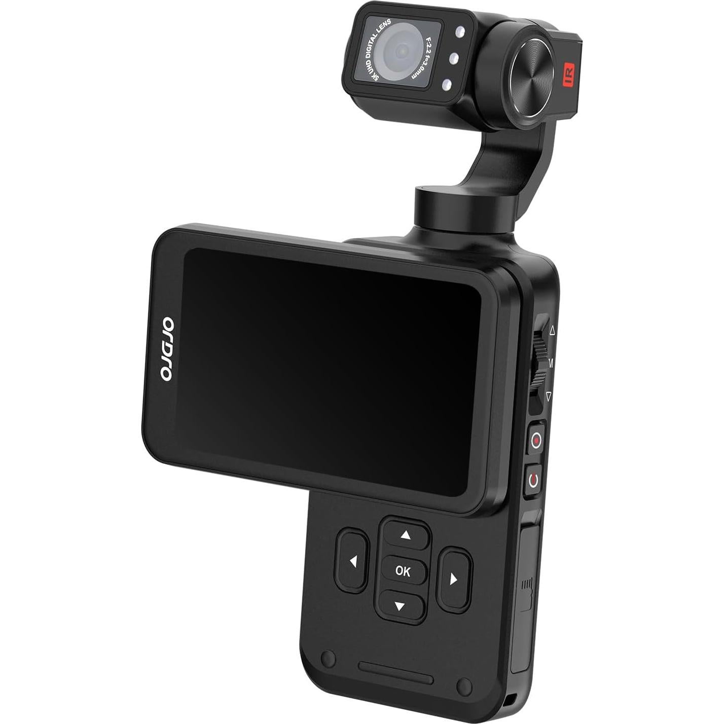 Cámara de Vlogging 5K ORDRO M5 con Estabilización 3 Ejes