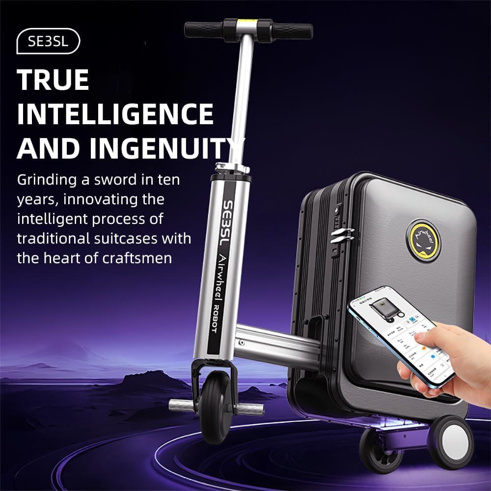 Maleta Eléctrica Airwheel SE3SL 20" 6.8kg Negra Inteligente