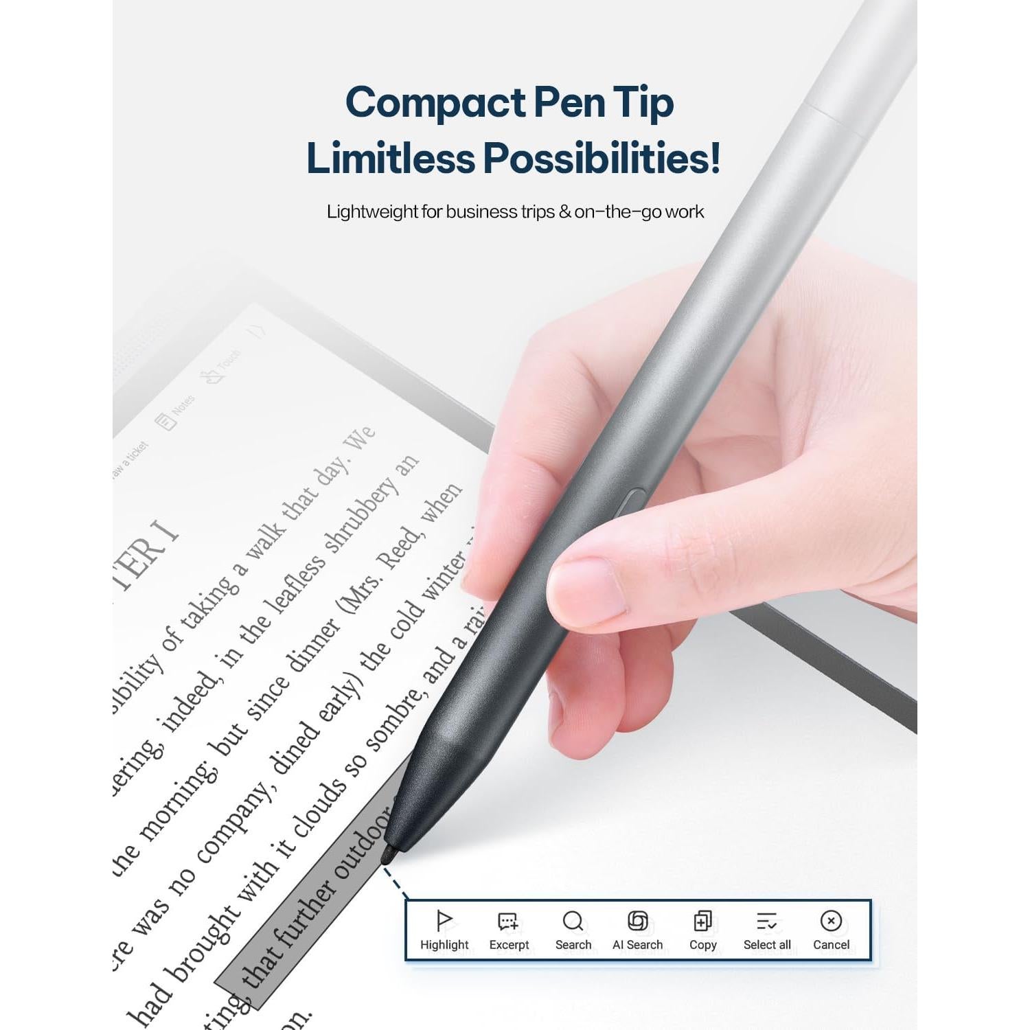 Tableta AINOTE Air 2 de 8.2" E Ink con Stylus y IA