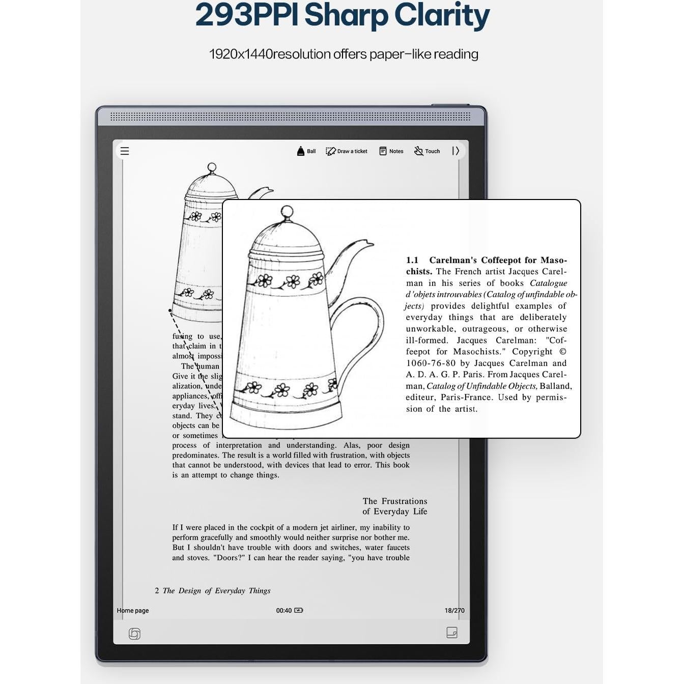 Tableta AINOTE Air 2 de 8.2" E Ink con Stylus y IA