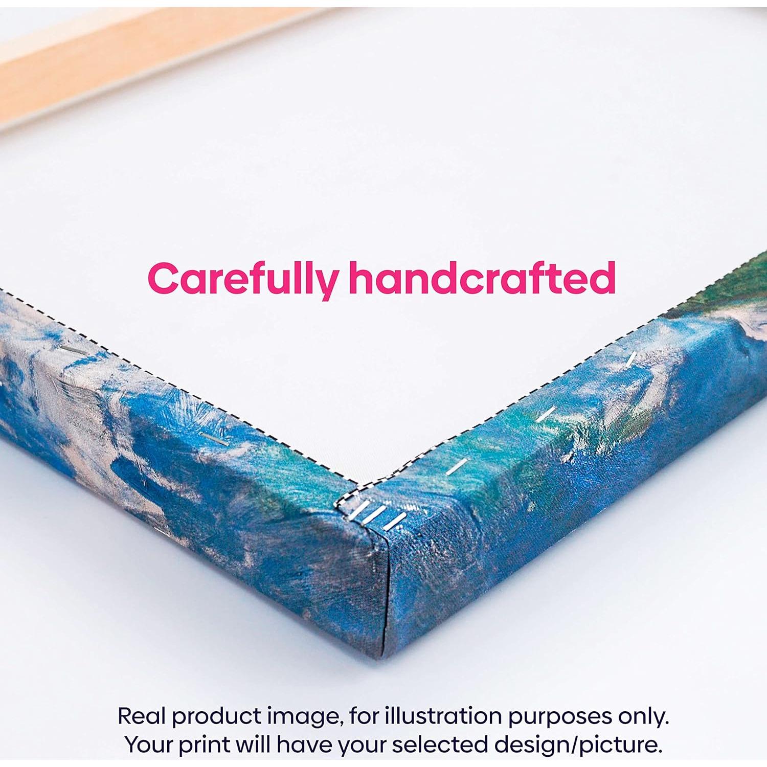 Lienzo Decorativo Canvas Lab Brilliant Blossoms I 50.8x50.8 cm