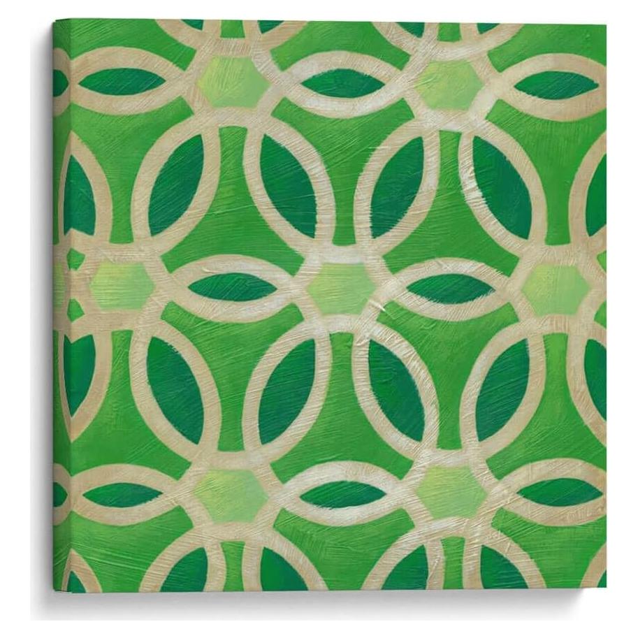 Lienzo Decorativo Canvas Lab Simetría Brillante III 45x45 cm