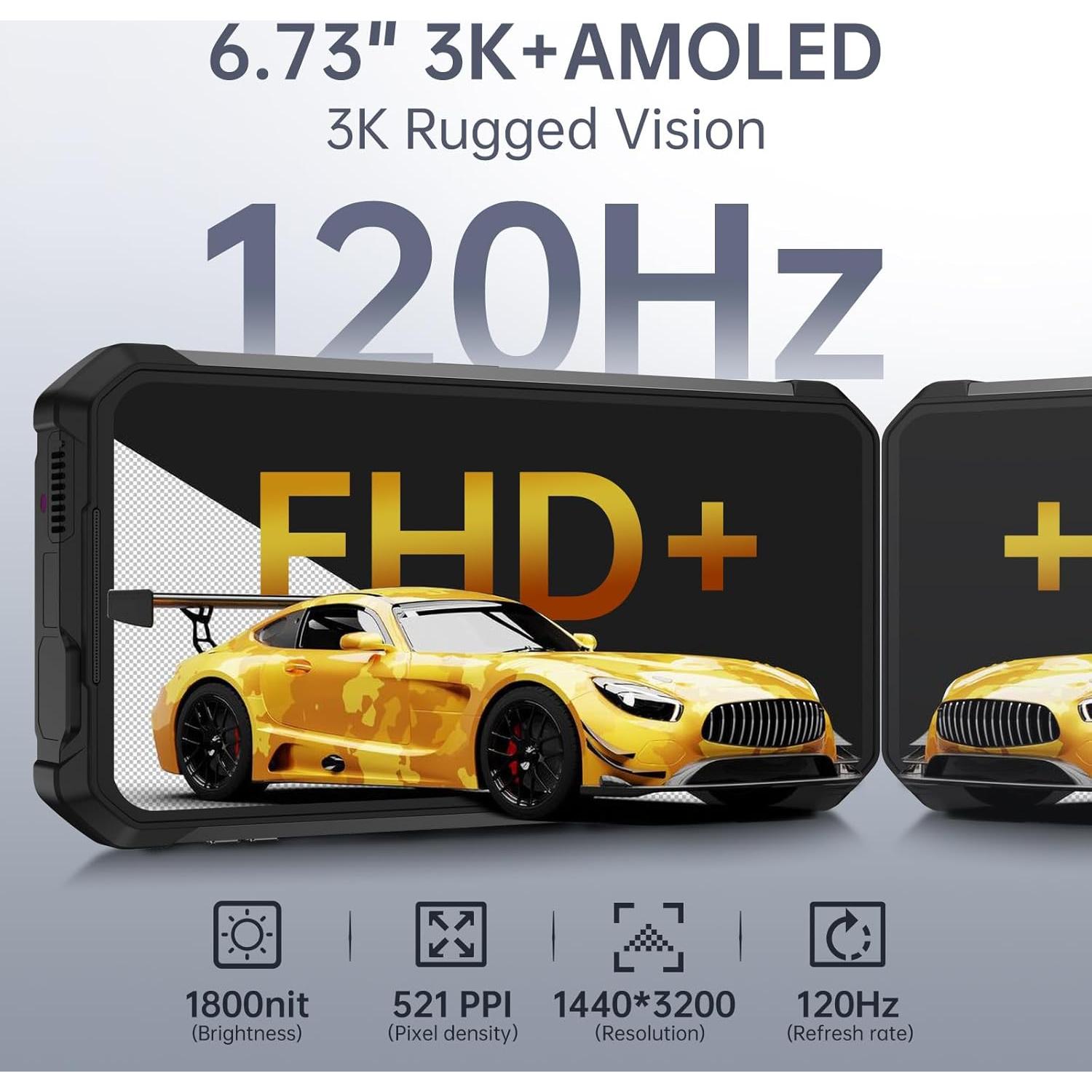 Smartphone Rugged Shark 3 5G 512GB 16GB RAM Pantalla AMOLED