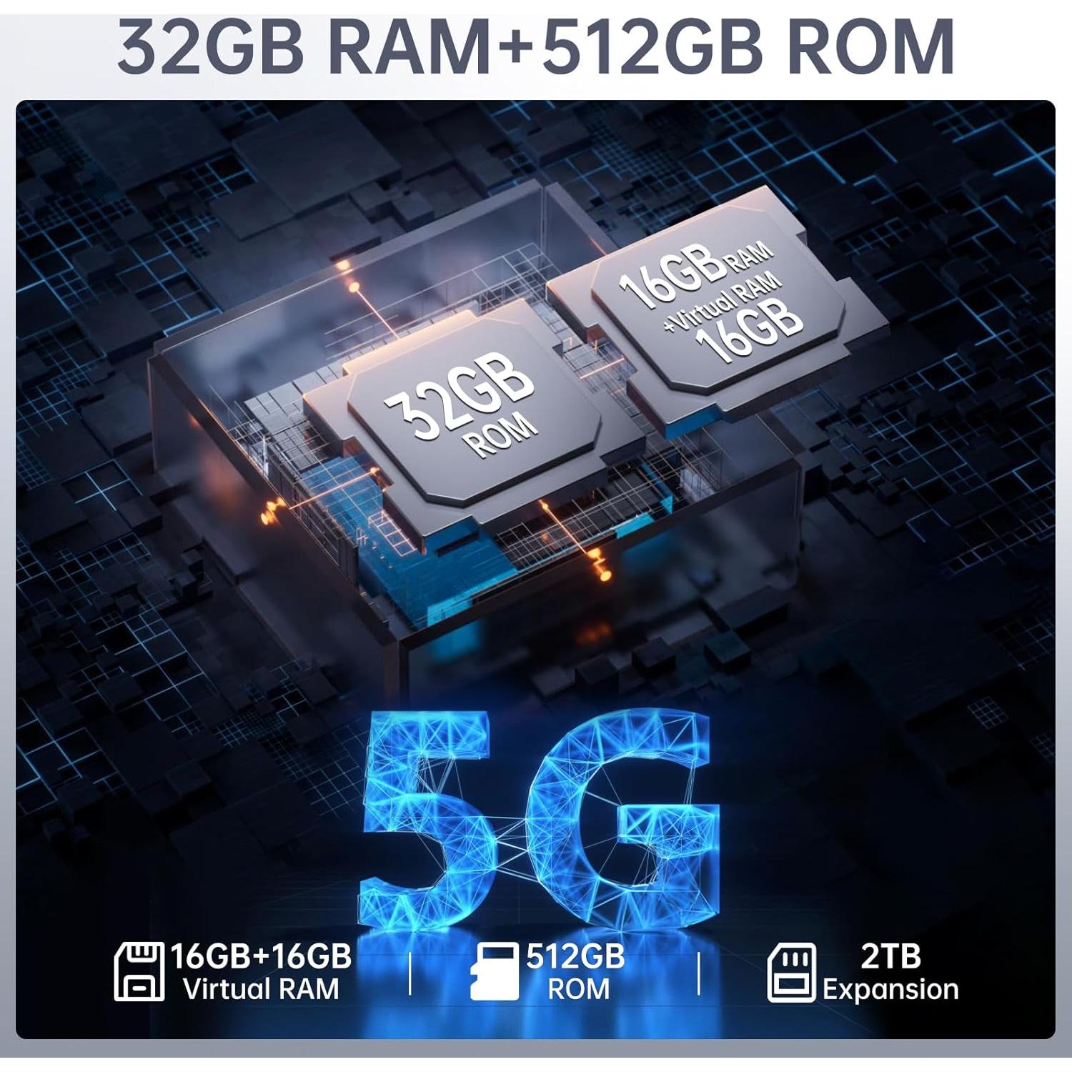 Smartphone Rugged Shark 3 5G 512GB 16GB RAM Pantalla AMOLED