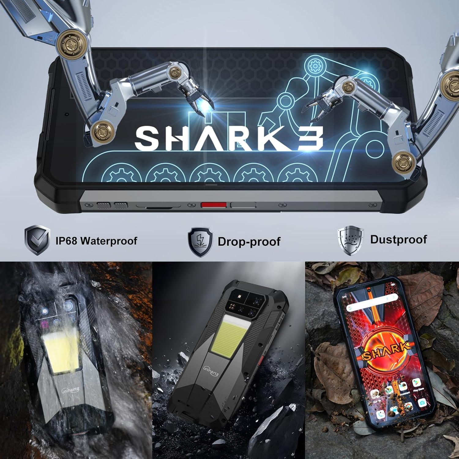 Smartphone Rugged Shark 3 5G 512GB 16GB RAM Pantalla AMOLED