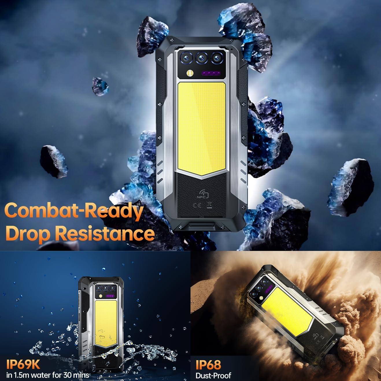 OUKITEL WP100 Titan Teléfono Resistente 5G 33000mAh 200MP