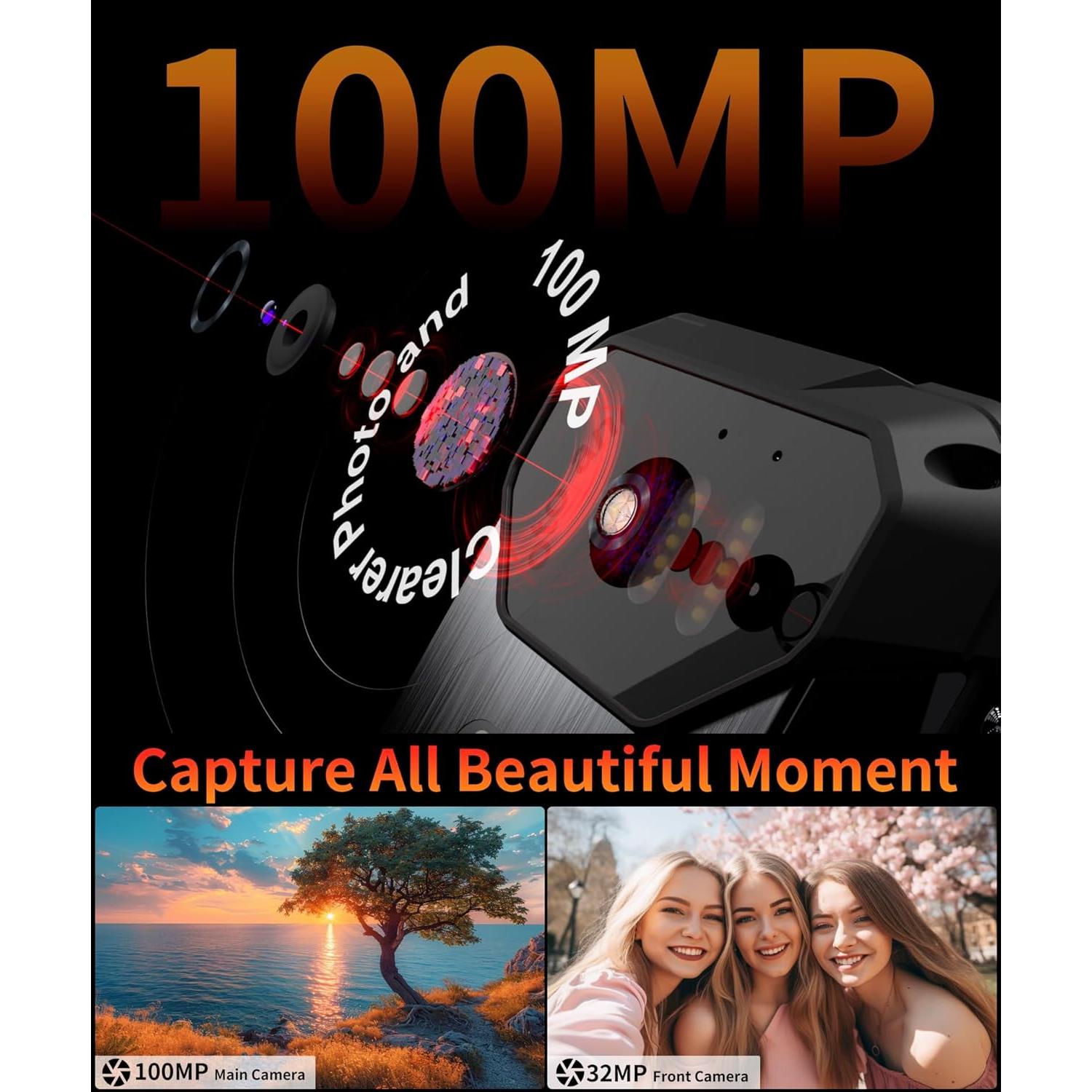 Teléfono Inteligente Resistente al Agua Tank Mini 4.3" 15GB RAM 256GB