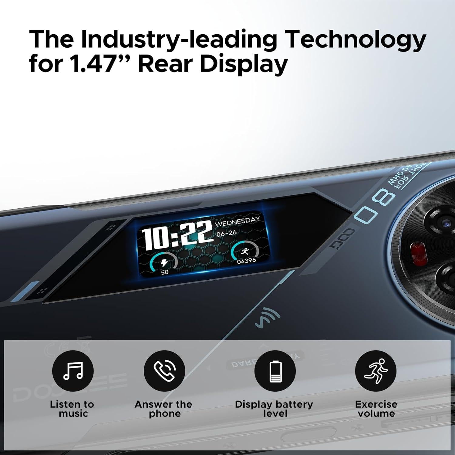 DOOGEE V40 Pro 5G Teléfono Resistente 36GB RAM 512GB Plata