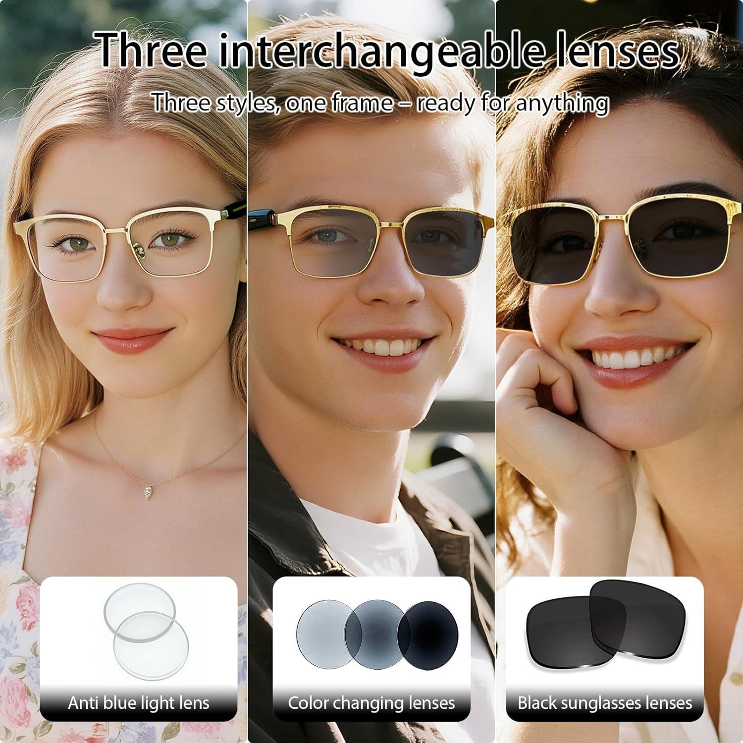Gafas Inteligentes de Traducción AI Indidolize M01 24K Unisex