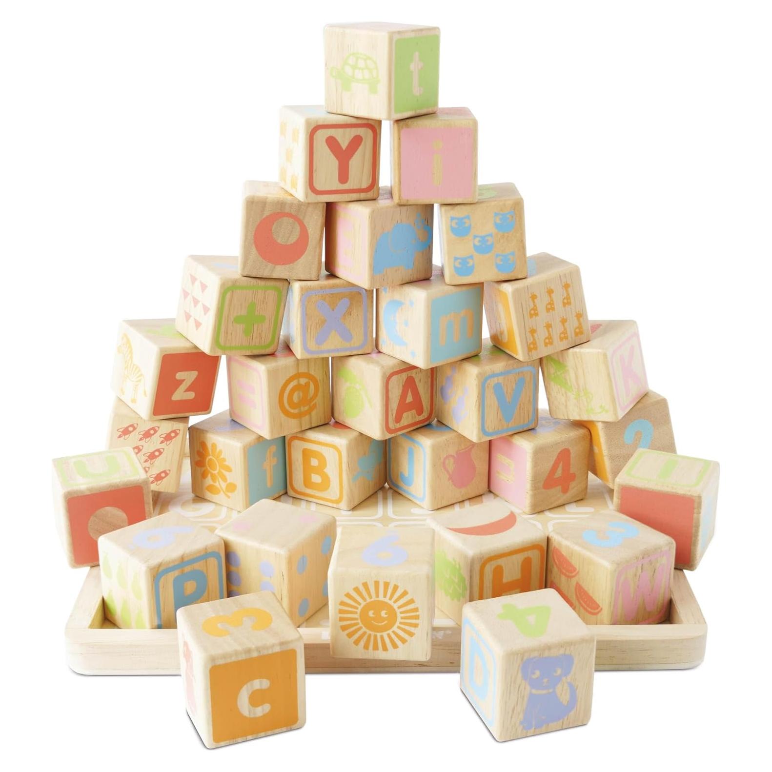 Bloques de Madera Educativos ABC Le Toy Van - 30 Piezas