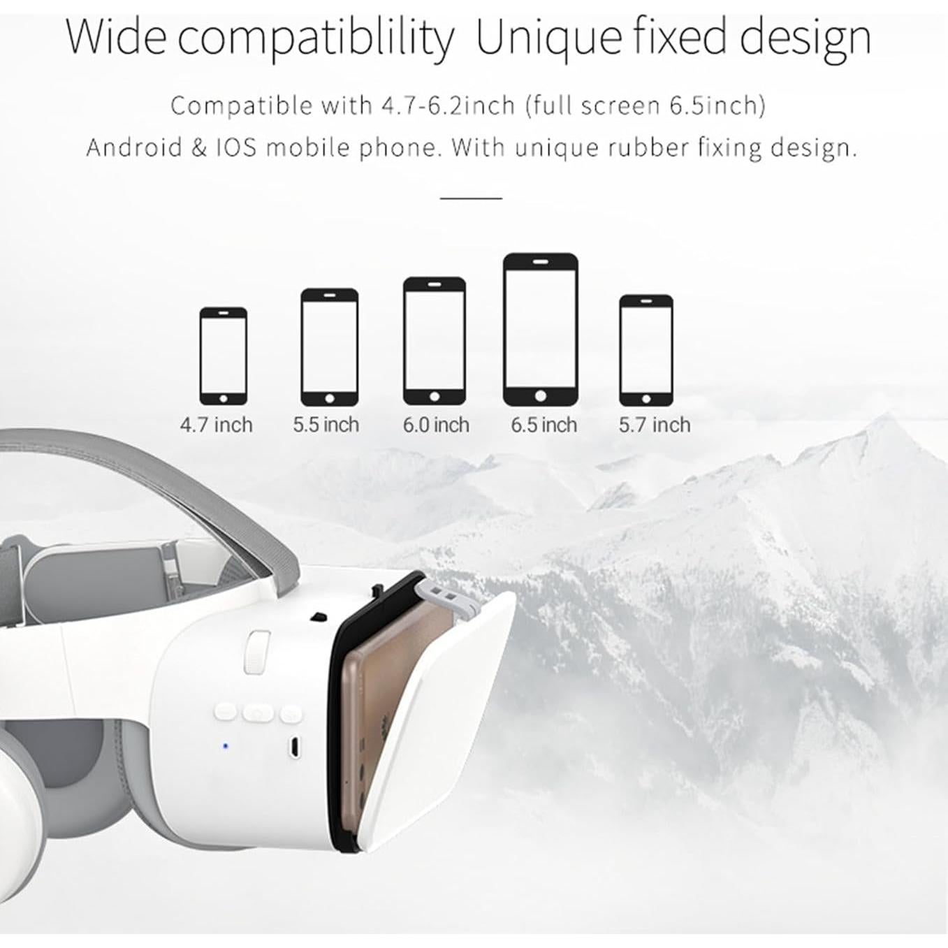 Gafas de Realidad Virtual 10Co con Auriculares Bluetooth 3D