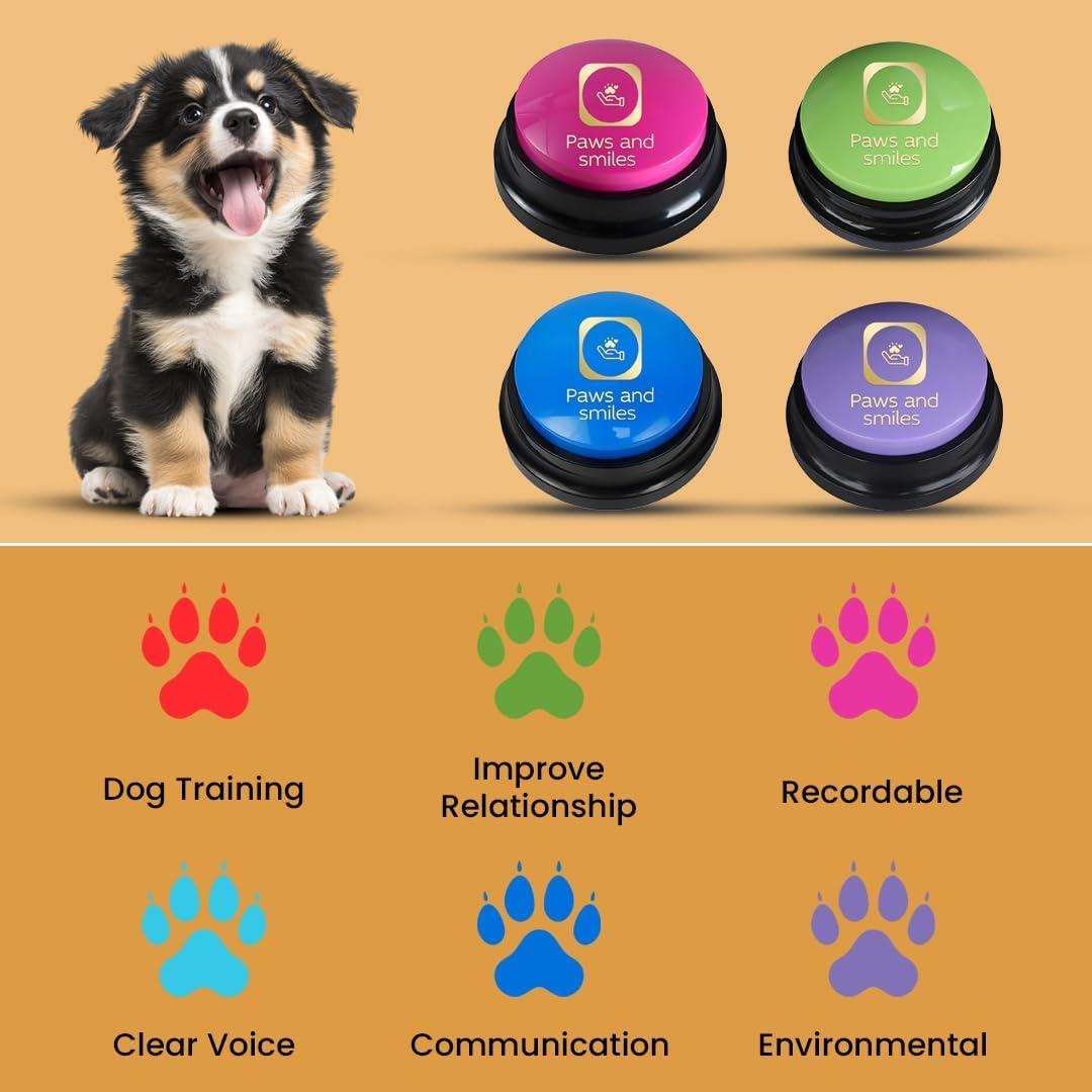 Botones Habladores para Perros Paws and Smiles - Set de 8