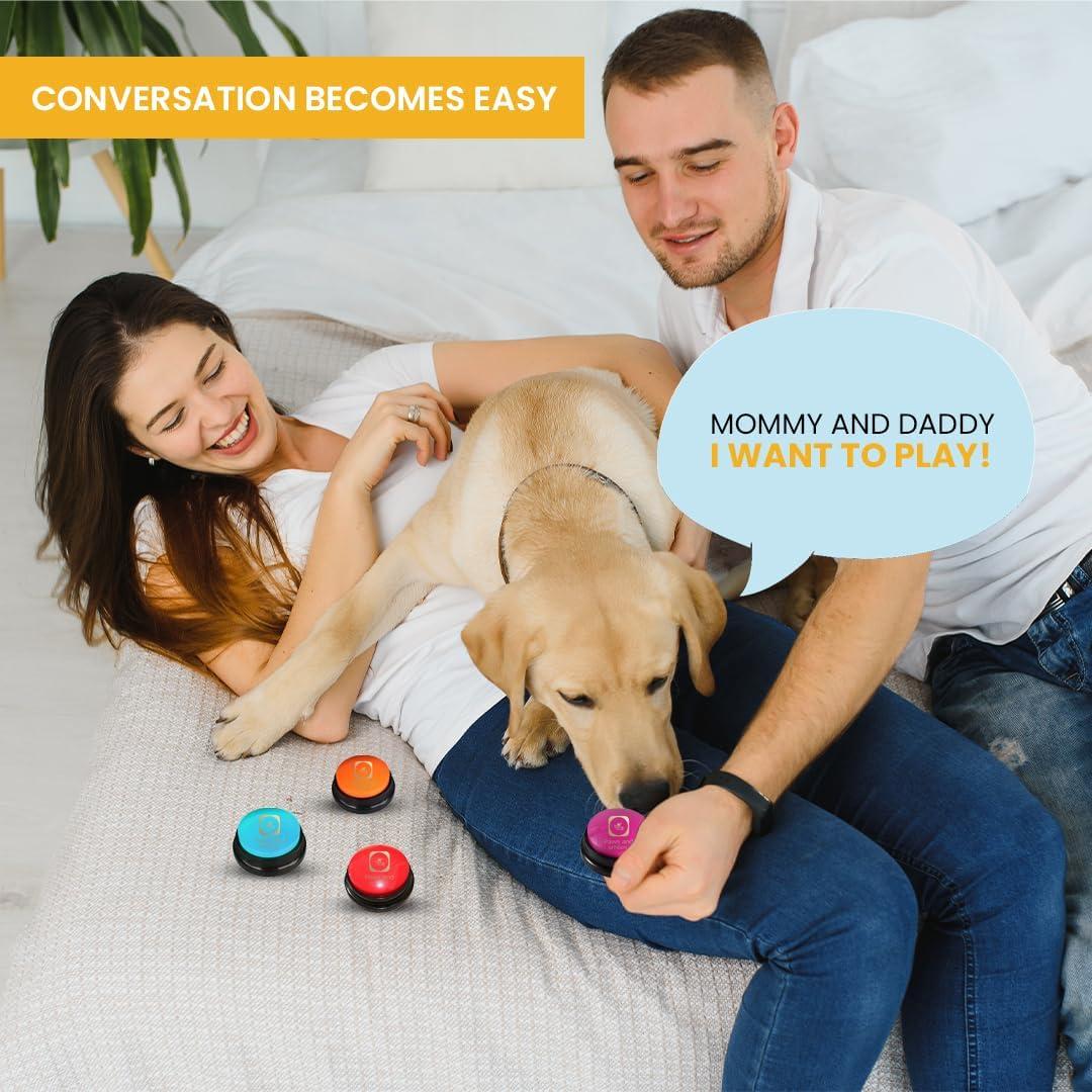 Botones Habladores para Perros Paws and Smiles - Set de 8