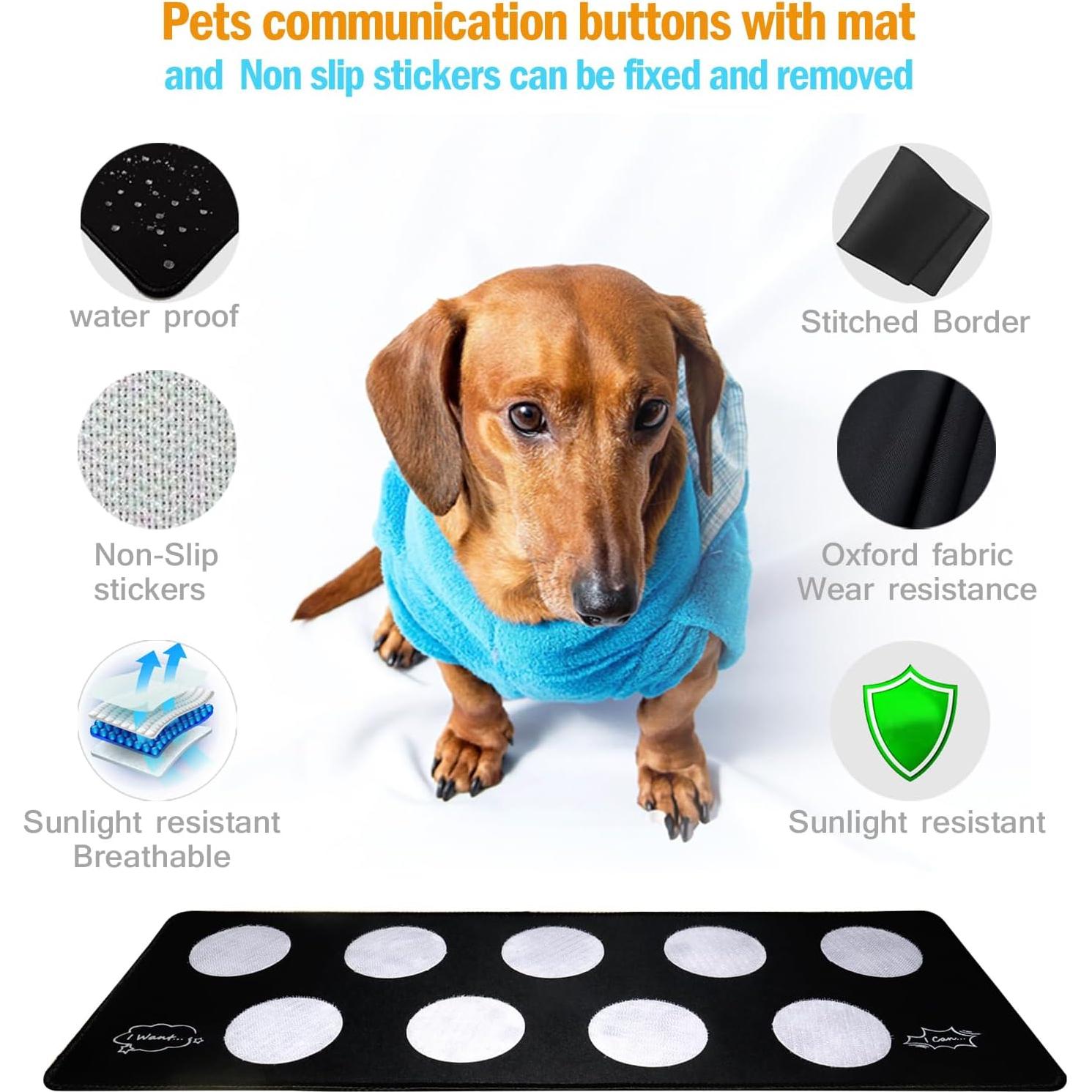 Botones de Comunicación para Perros ANLIKY - Set de 9 Grabables