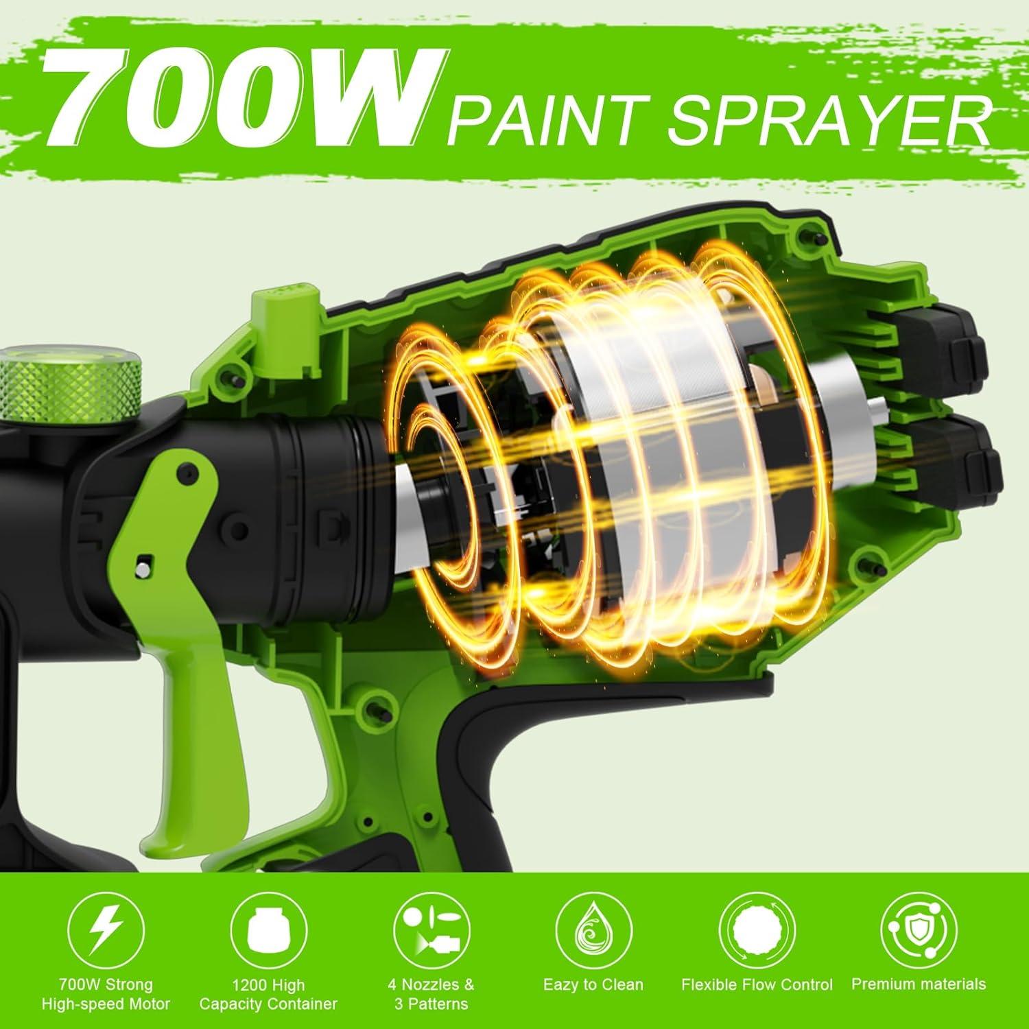 Pistola de Pintura Eléctrica WESTLEY SG30-G 700W 1200ml