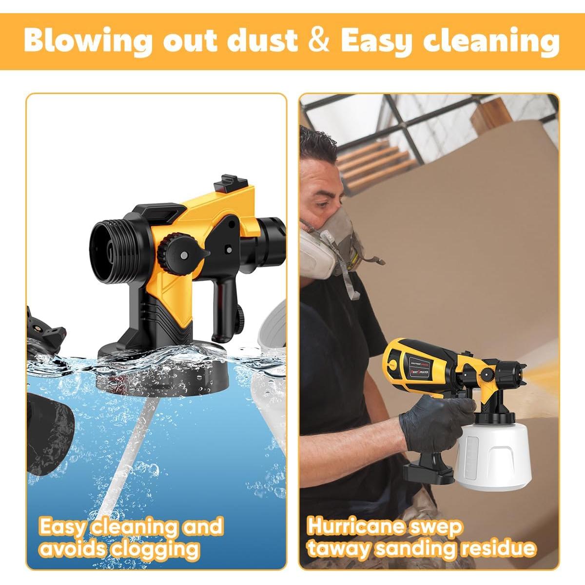 Pistola de Pintura Eléctrica MirrorZone CDHS235 1000W 1400ml