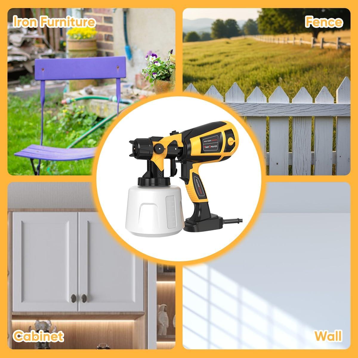 Pistola de Pintura Eléctrica MirrorZone CDHS235 1000W 1400ml