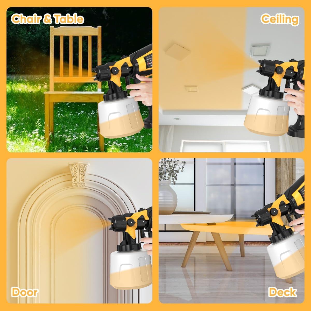 Pistola de Pintura Eléctrica MirrorZone CDHS235 1000W 1400ml